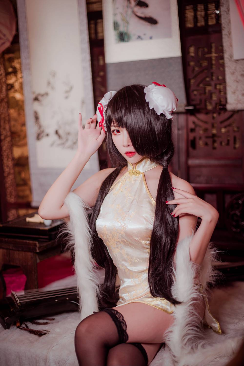 图片[23]-网红Coser@二佐Nisa 狂三旗袍 在线浏览 – 速更版-美库