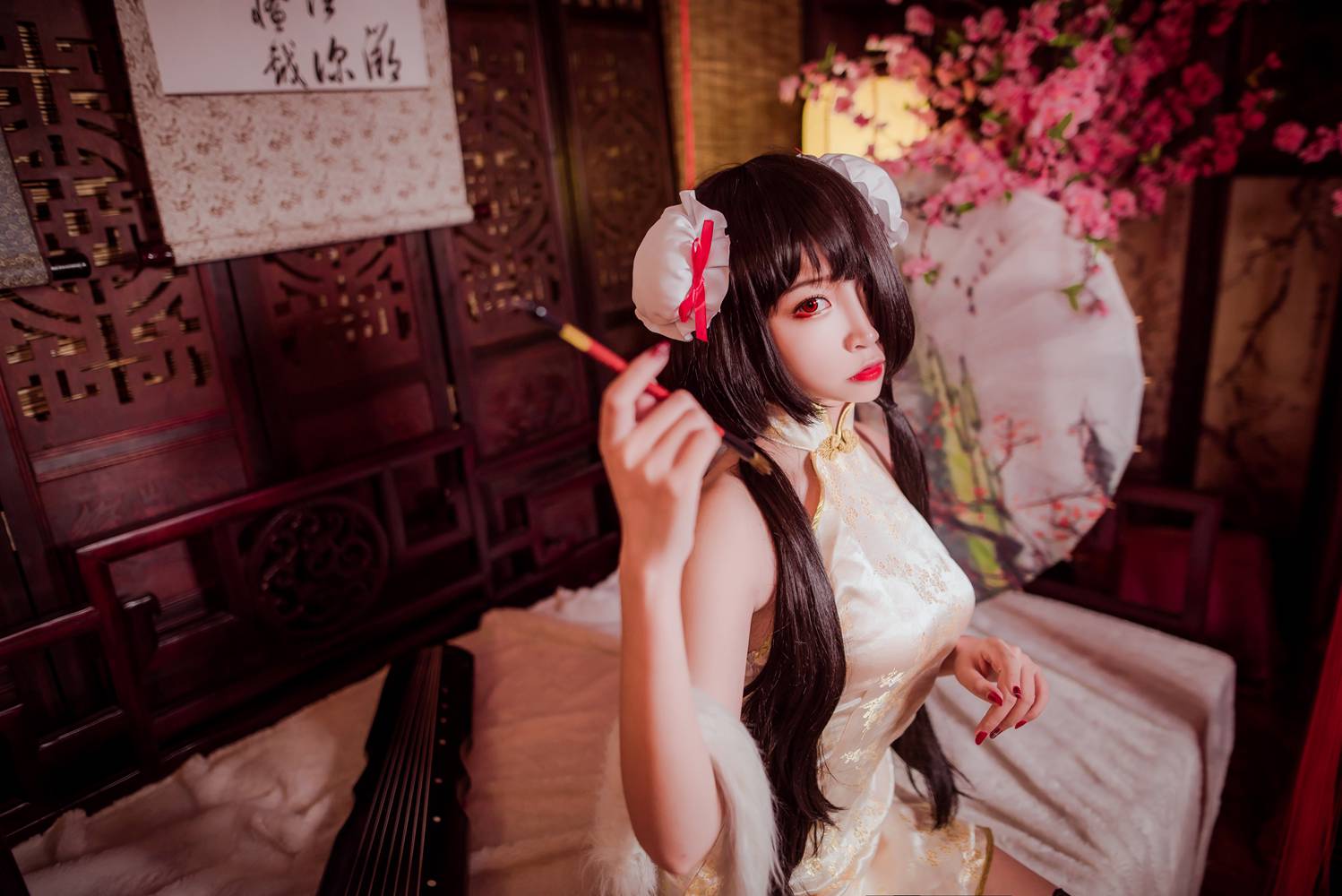 图片[28]-网红Coser@二佐Nisa 狂三旗袍 在线浏览 – 速更版-美库