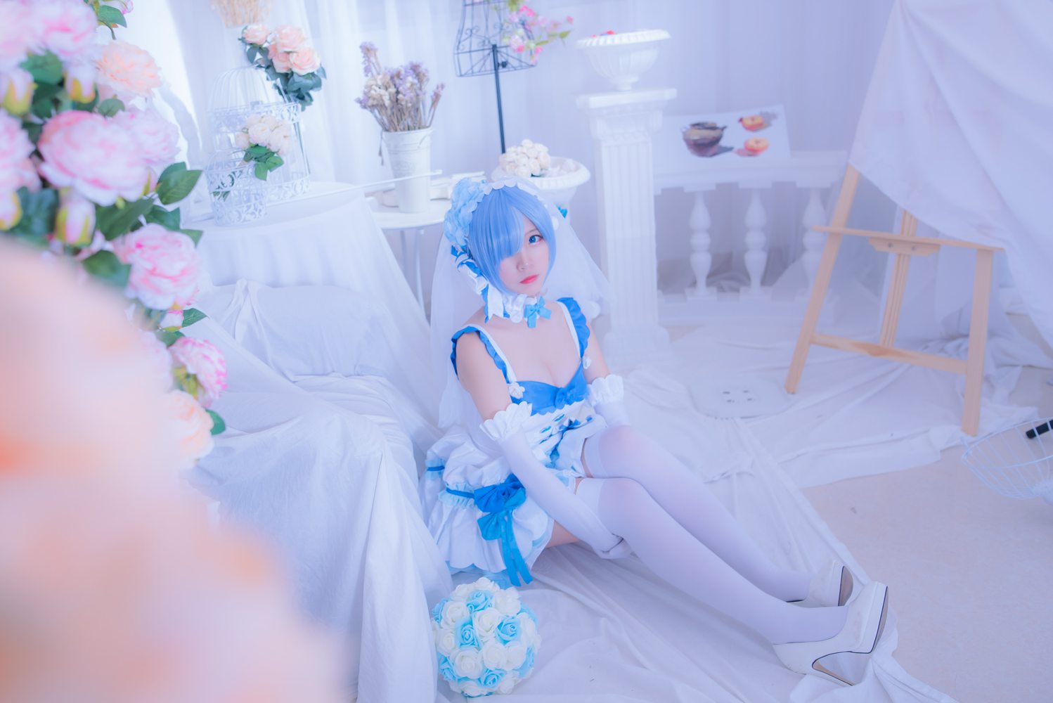 图片[16]-网红Coser@二佐Nisa 雷姆花嫁 在线浏览 – 速更版-美库