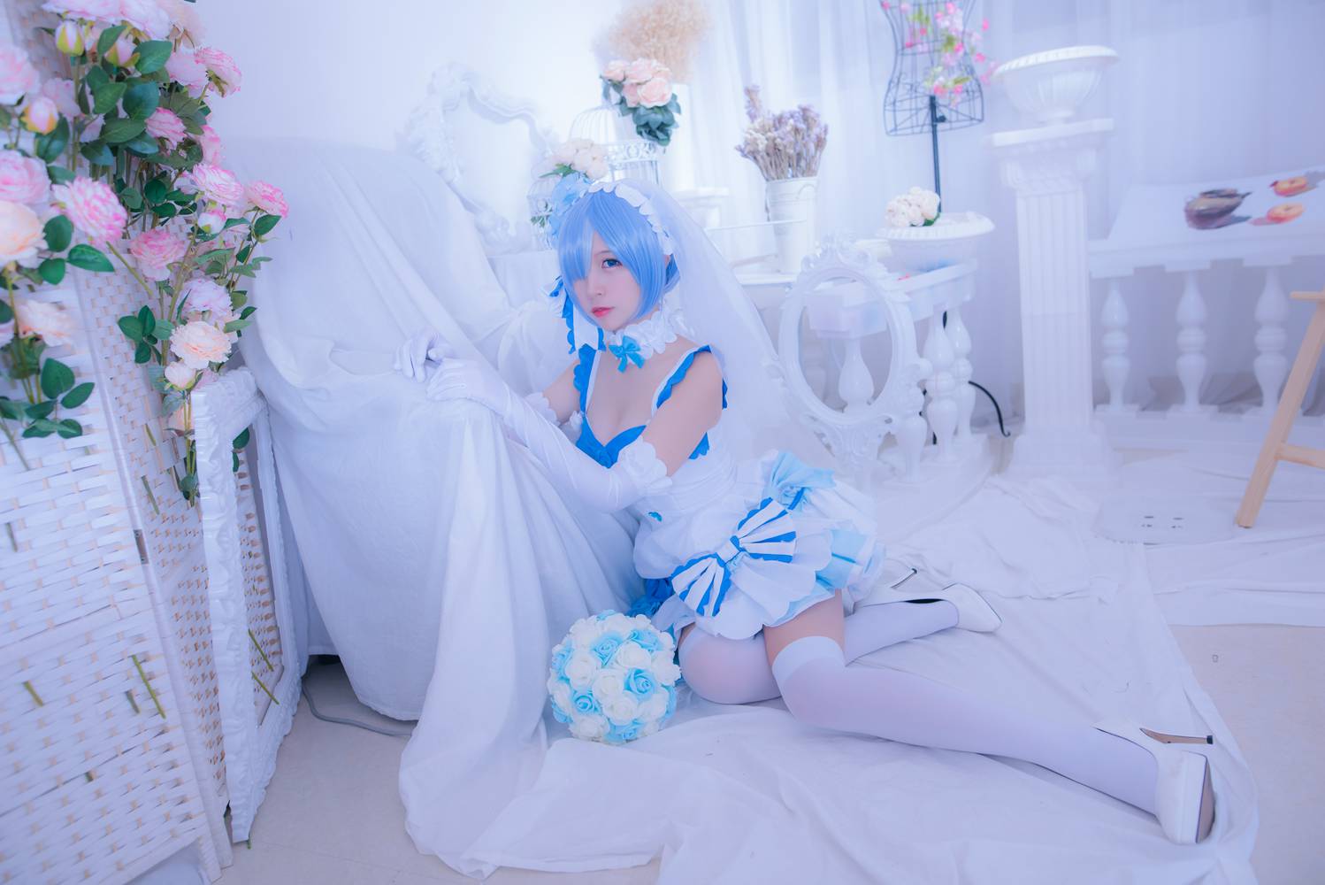 图片[17]-网红Coser@二佐Nisa 雷姆花嫁 在线浏览 – 速更版-美库