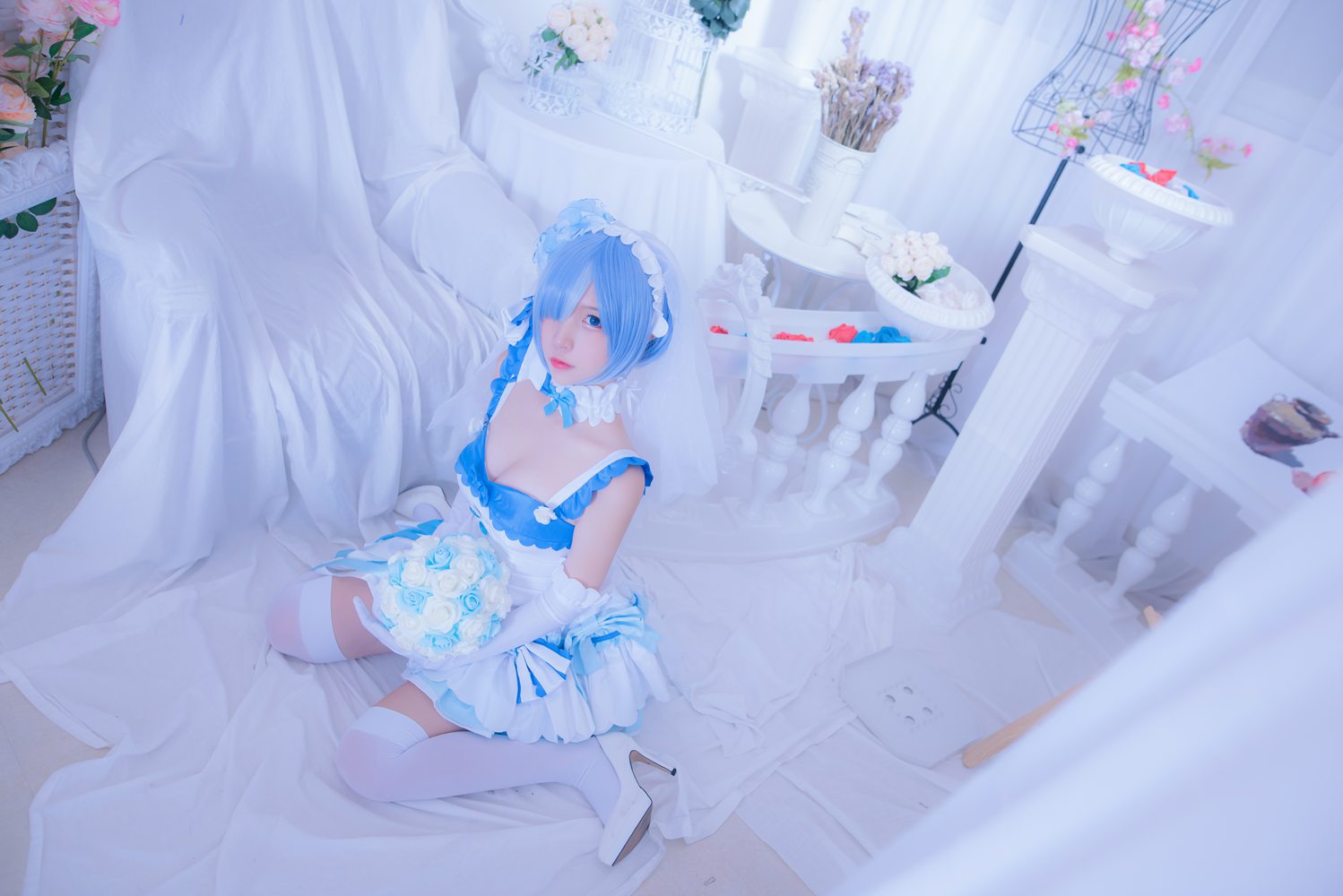 图片[19]-网红Coser@二佐Nisa 雷姆花嫁 在线浏览 – 速更版-美库