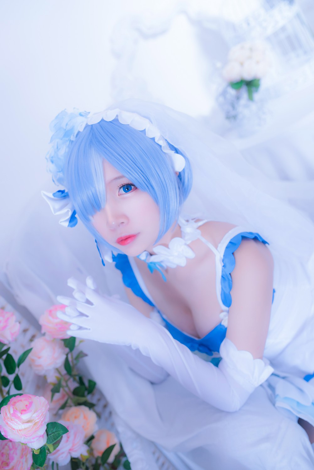 图片[25]-网红Coser@二佐Nisa 雷姆花嫁 在线浏览 – 速更版-美库