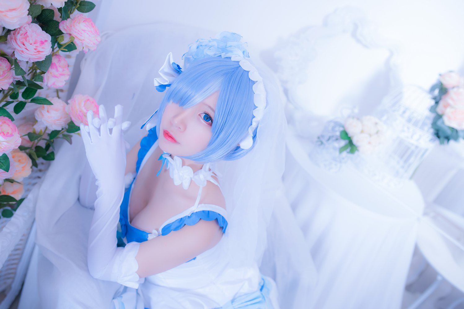 图片[26]-网红Coser@二佐Nisa 雷姆花嫁 在线浏览 – 速更版-美库