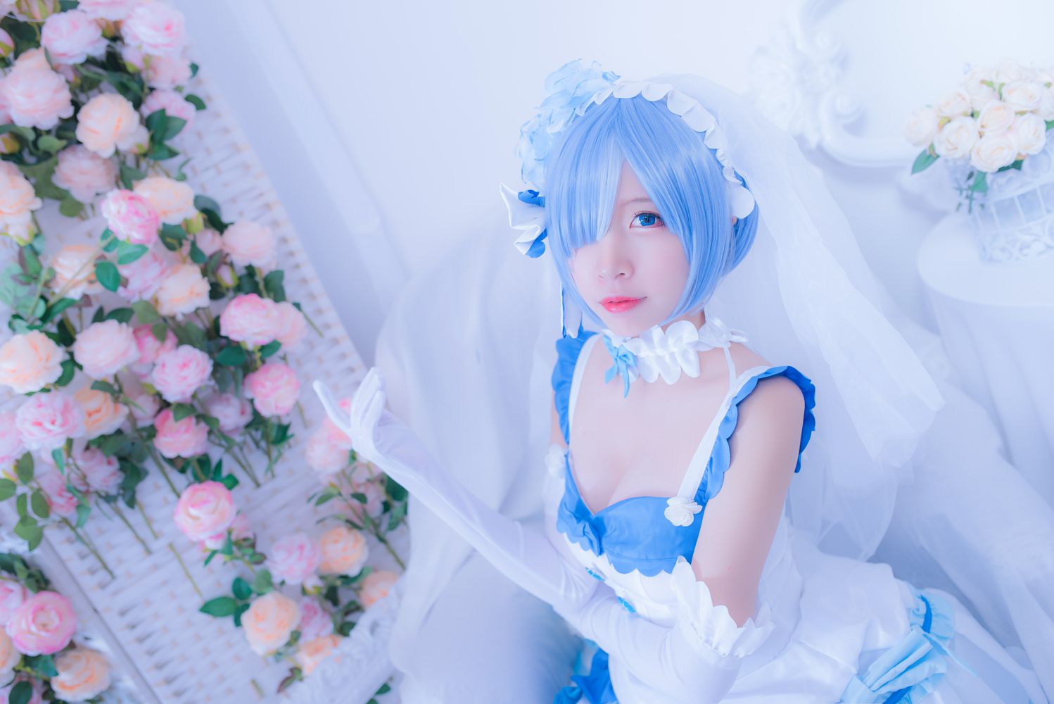 图片[27]-网红Coser@二佐Nisa 雷姆花嫁 在线浏览 – 速更版-美库