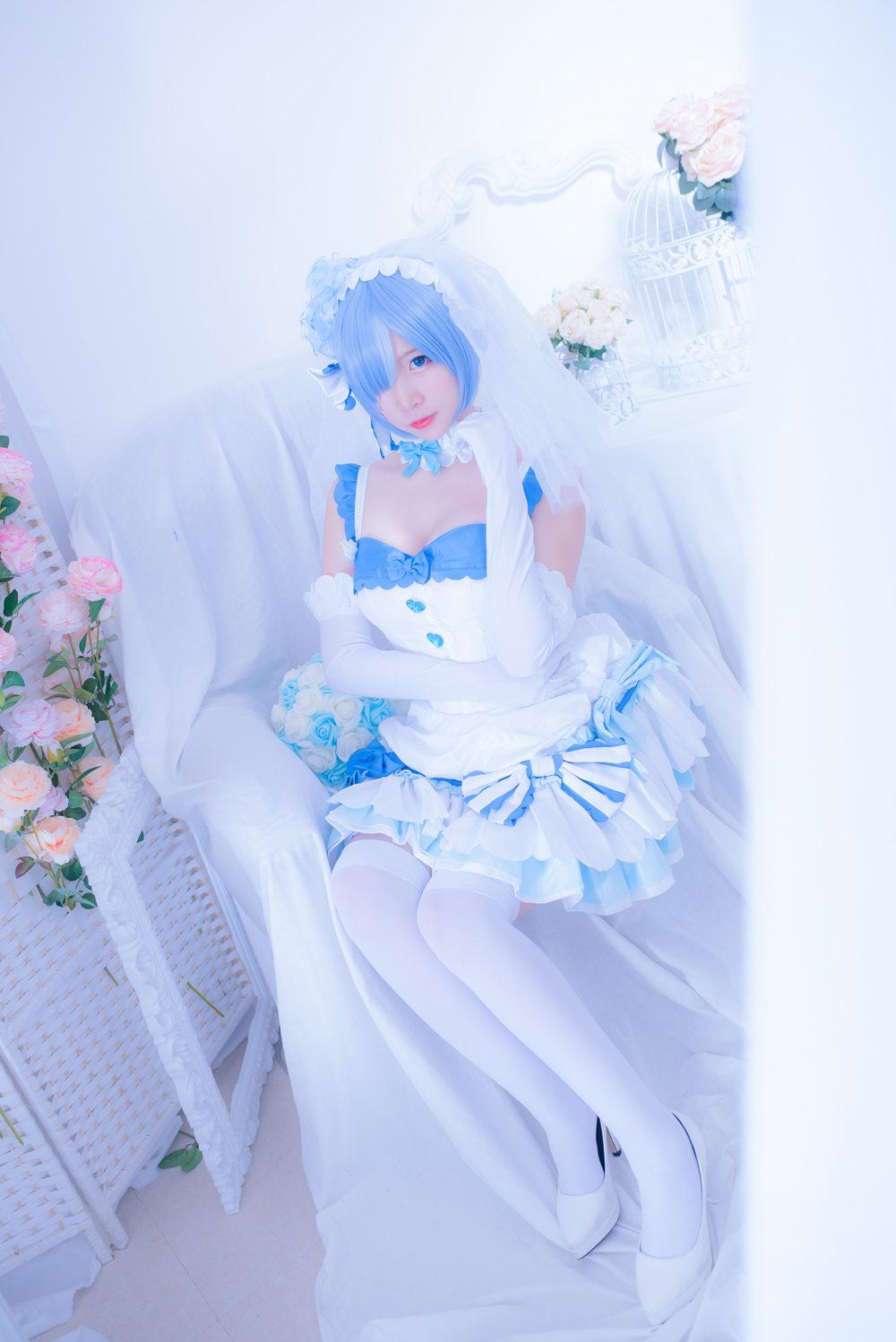 图片[28]-网红Coser@二佐Nisa 雷姆花嫁 在线浏览 – 速更版-美库