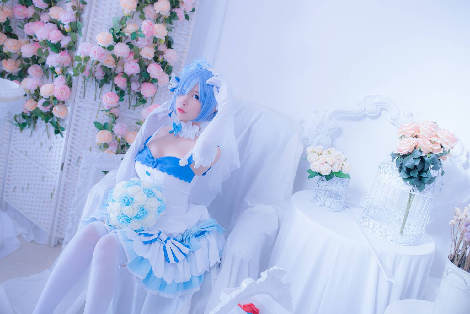 图片[31]-网红Coser@二佐Nisa 雷姆花嫁 在线浏览 – 速更版-美库