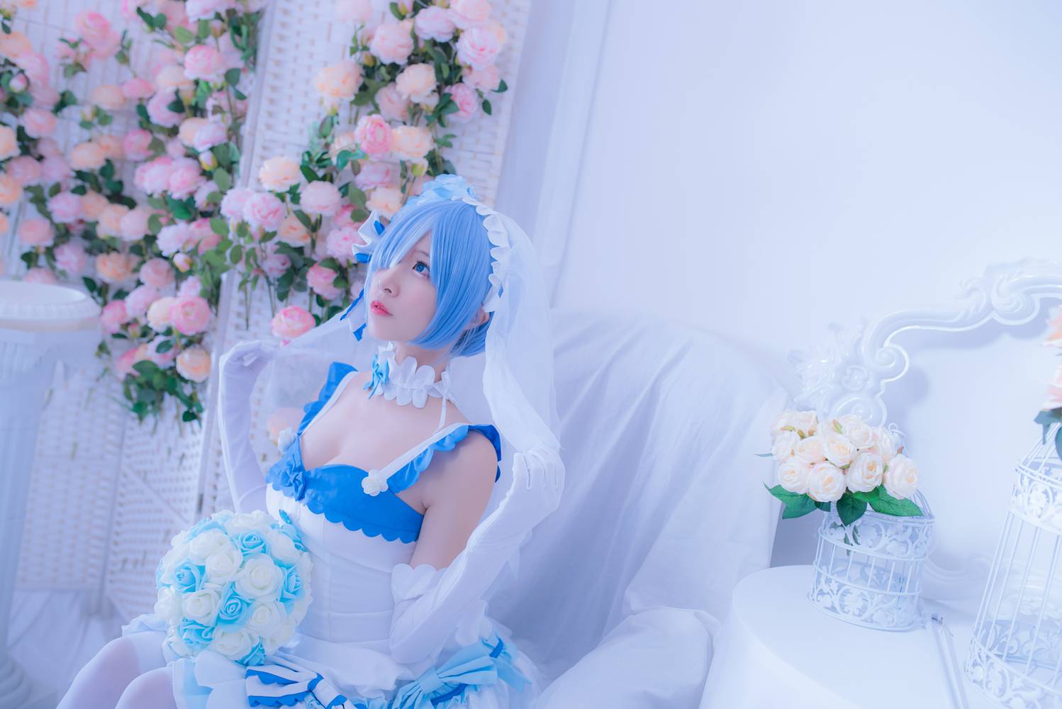 图片[32]-网红Coser@二佐Nisa 雷姆花嫁 在线浏览 – 速更版-美库