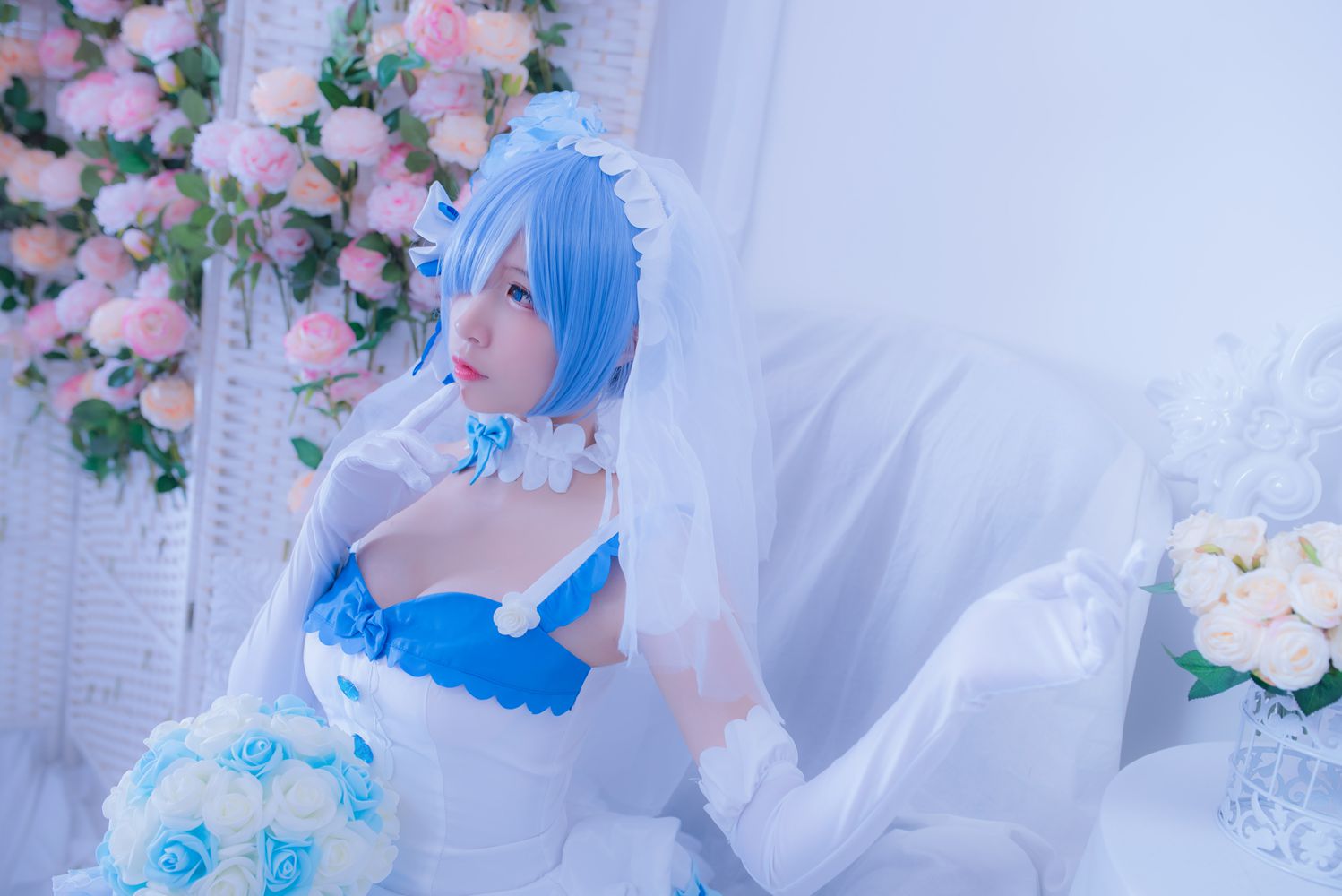 图片[33]-网红Coser@二佐Nisa 雷姆花嫁 在线浏览 – 速更版-美库