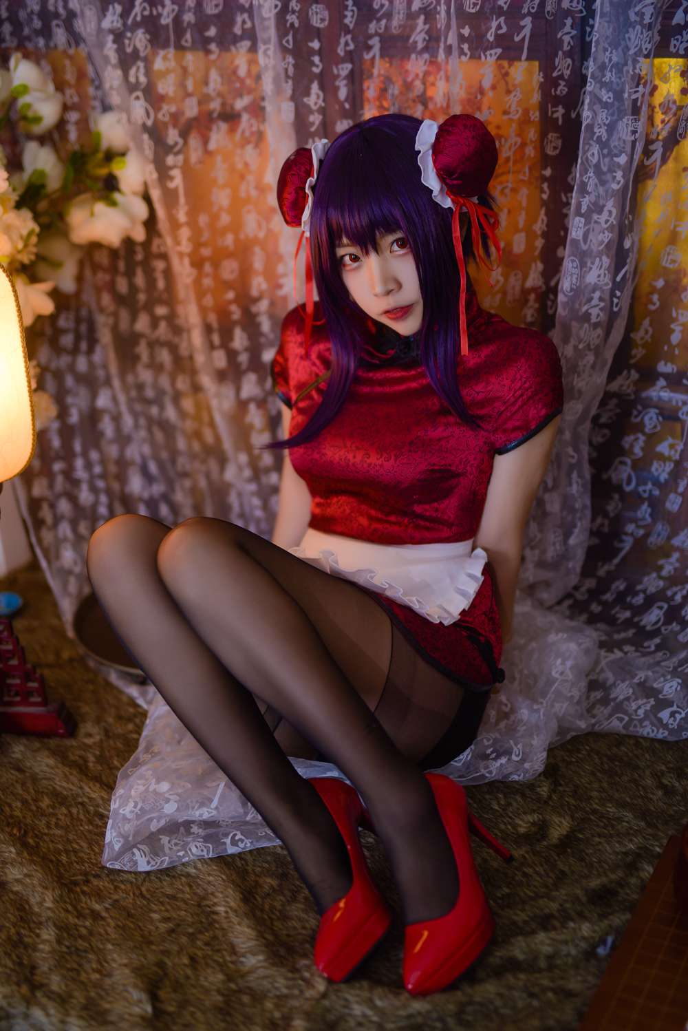 图片[16]-网红Coser@二佐Nisa 女主学姐旗袍 在线浏览 – 速更版-美库