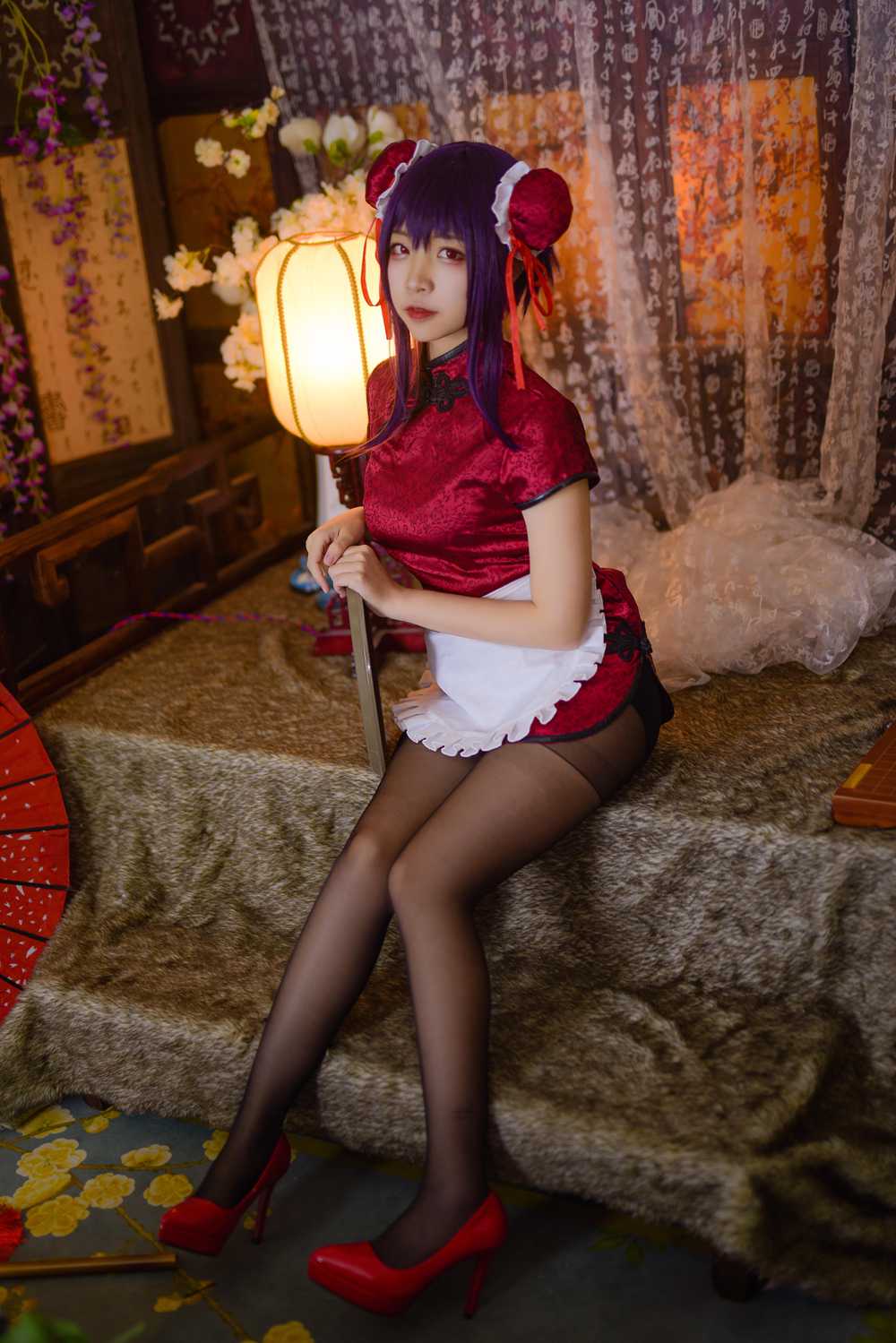 图片[20]-网红Coser@二佐Nisa 女主学姐旗袍 在线浏览 – 速更版-美库