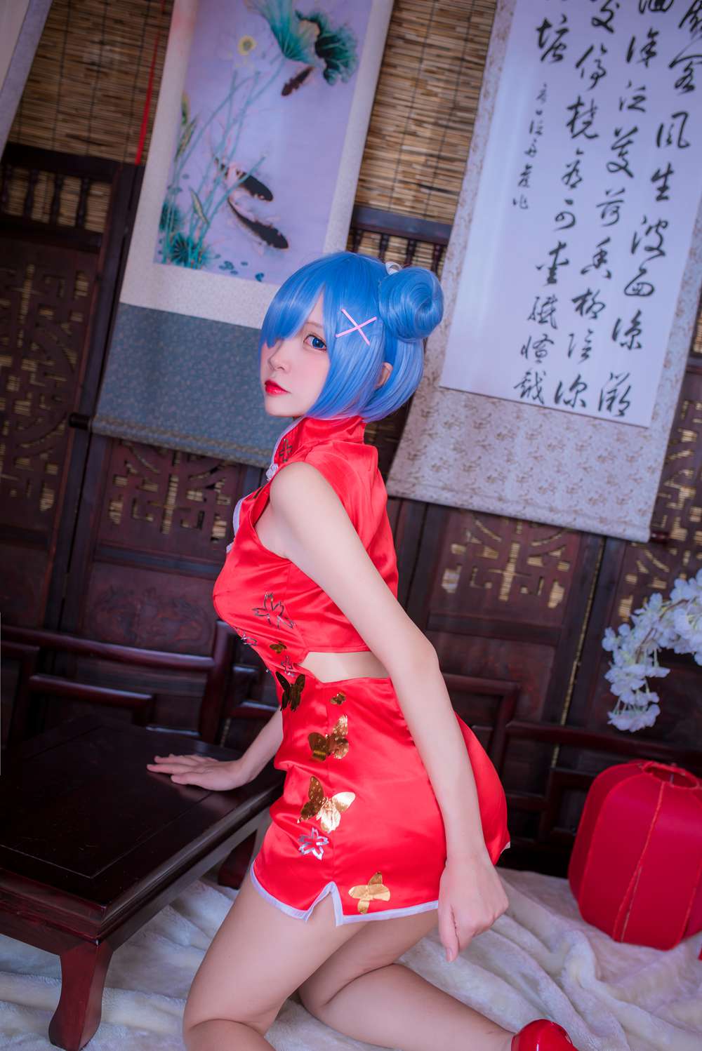 图片[11]-网红Coser@二佐Nisa 蕾姆旗袍 在线浏览 – 速更版-美库