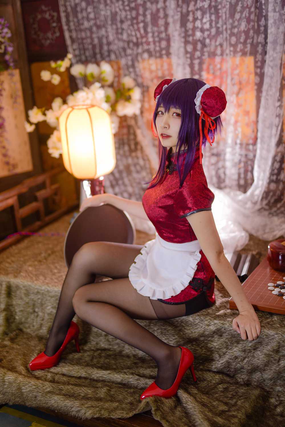 图片[23]-网红Coser@二佐Nisa 女主学姐旗袍 在线浏览 – 速更版-美库