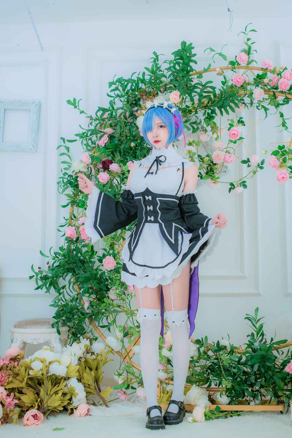 图片[2]-网红Coser@二佐Nisa 蕾姆女仆 在线浏览-翎羽暗房