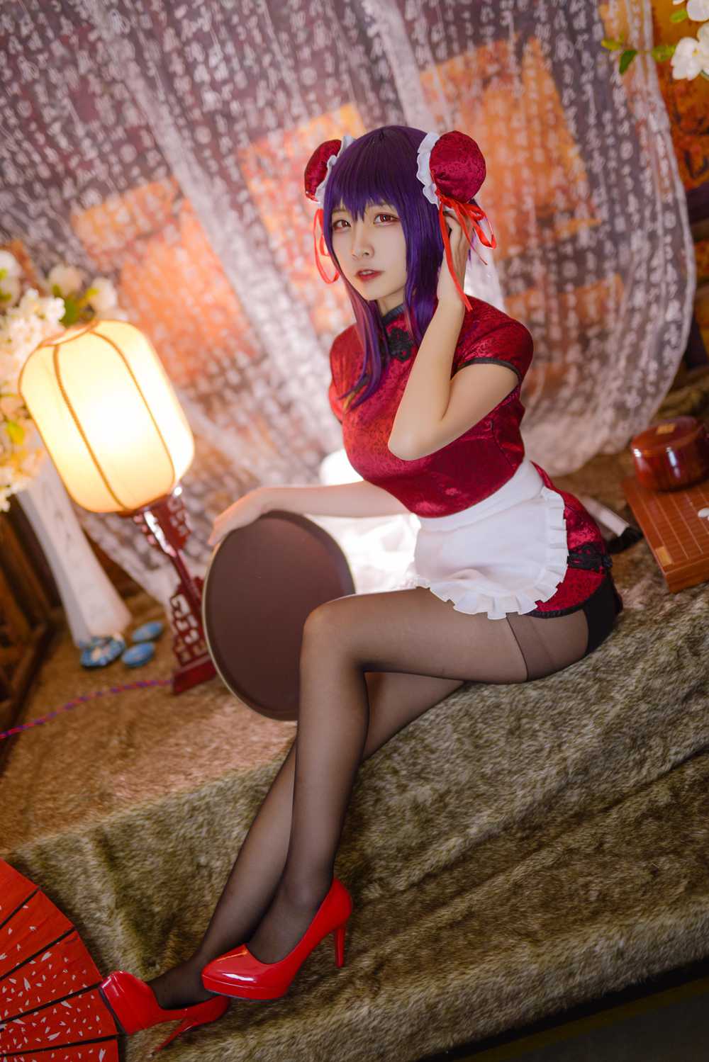 图片[25]-网红Coser@二佐Nisa 女主学姐旗袍 在线浏览 – 速更版-美库