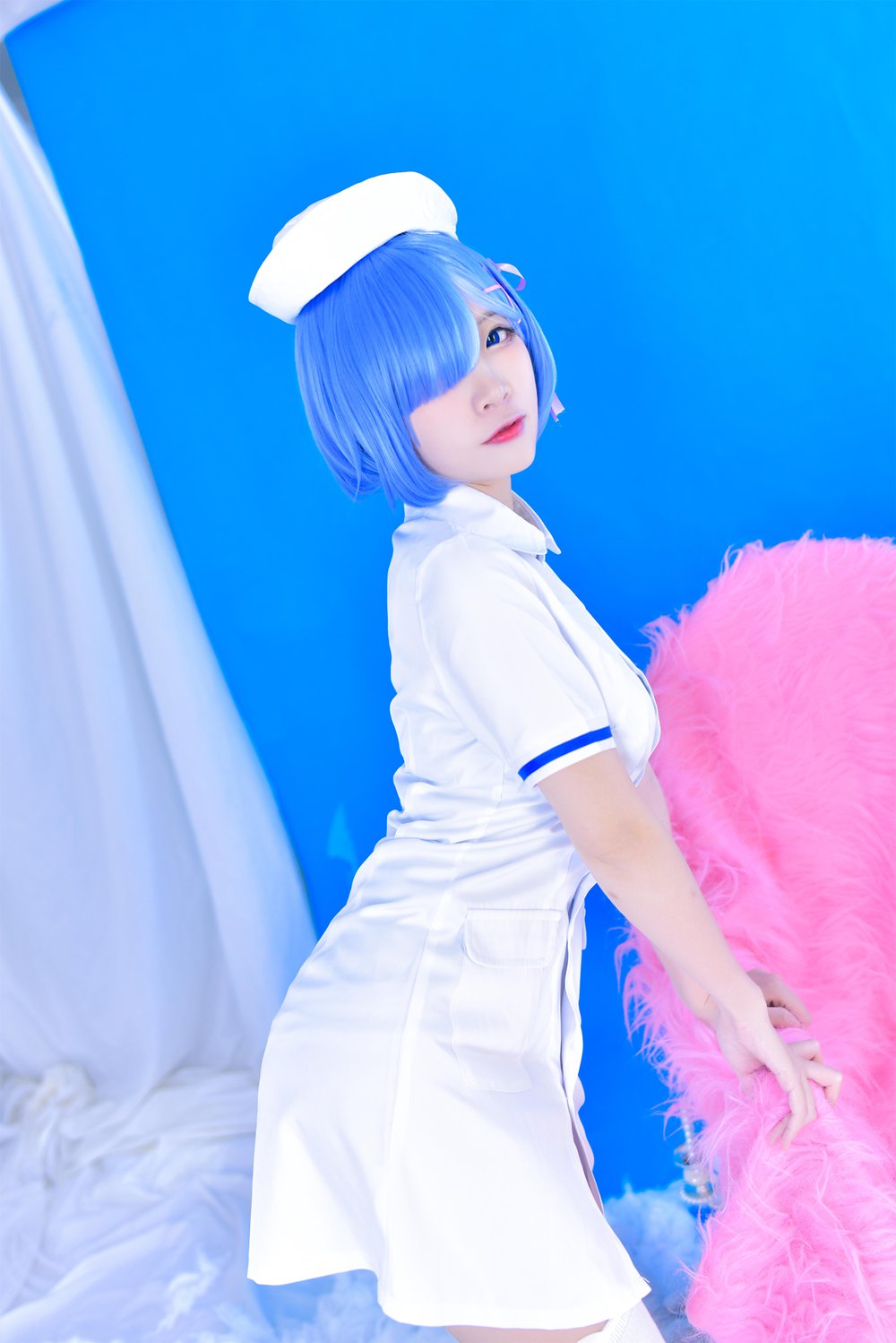 网红Coser@二佐Nisa 蕾姆护士 在线浏览 - 速更版-绅士图