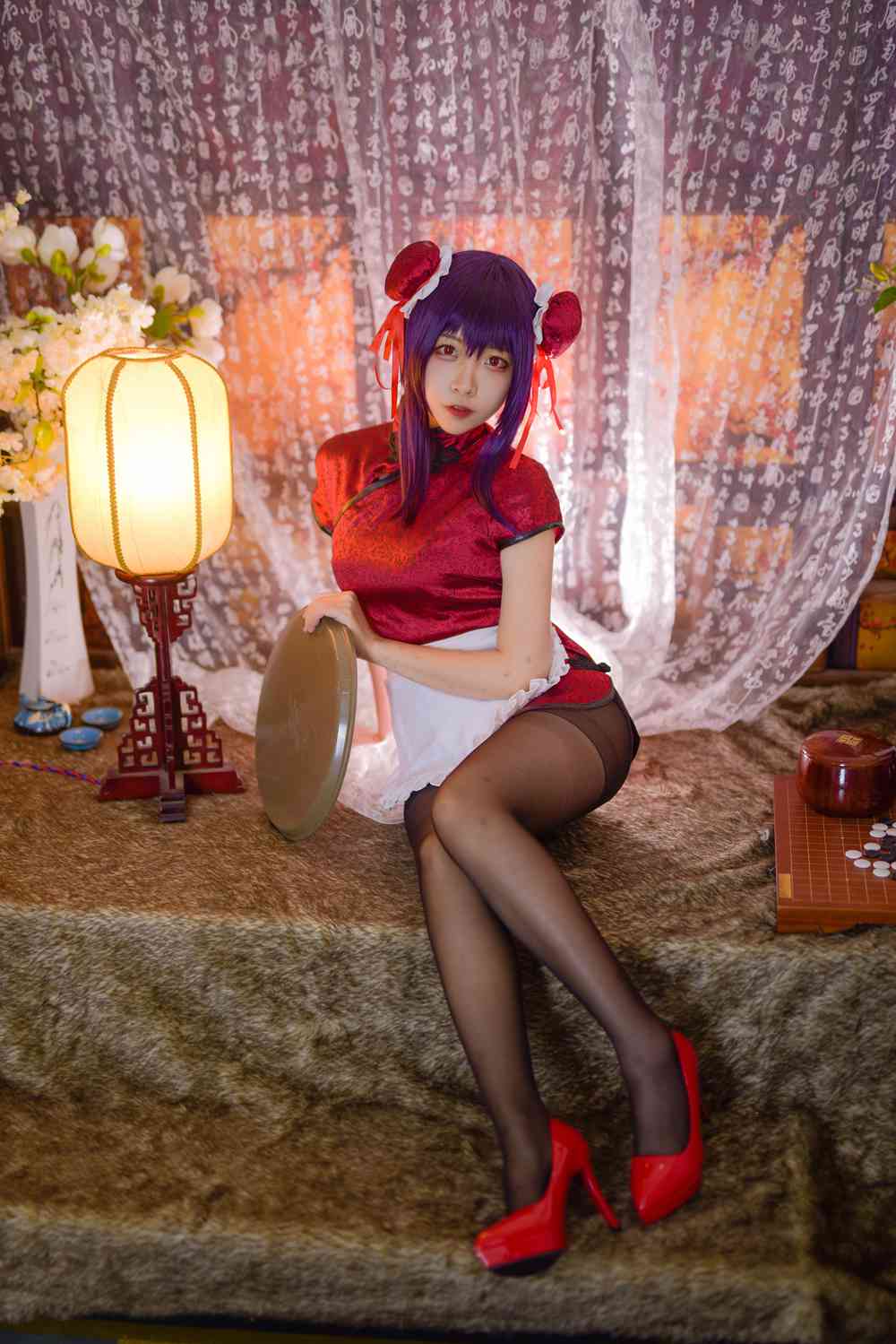 图片[28]-网红Coser@二佐Nisa 女主学姐旗袍 在线浏览 – 速更版-美库