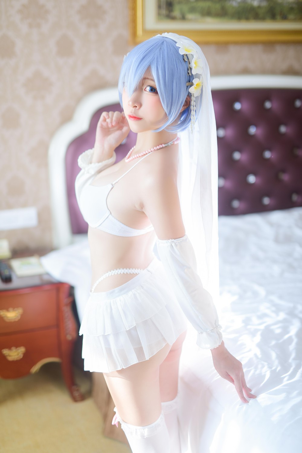 图片[11]-网红Coser@二佐Nisa 蕾姆婚纱 在线浏览 – 速更版-美库
