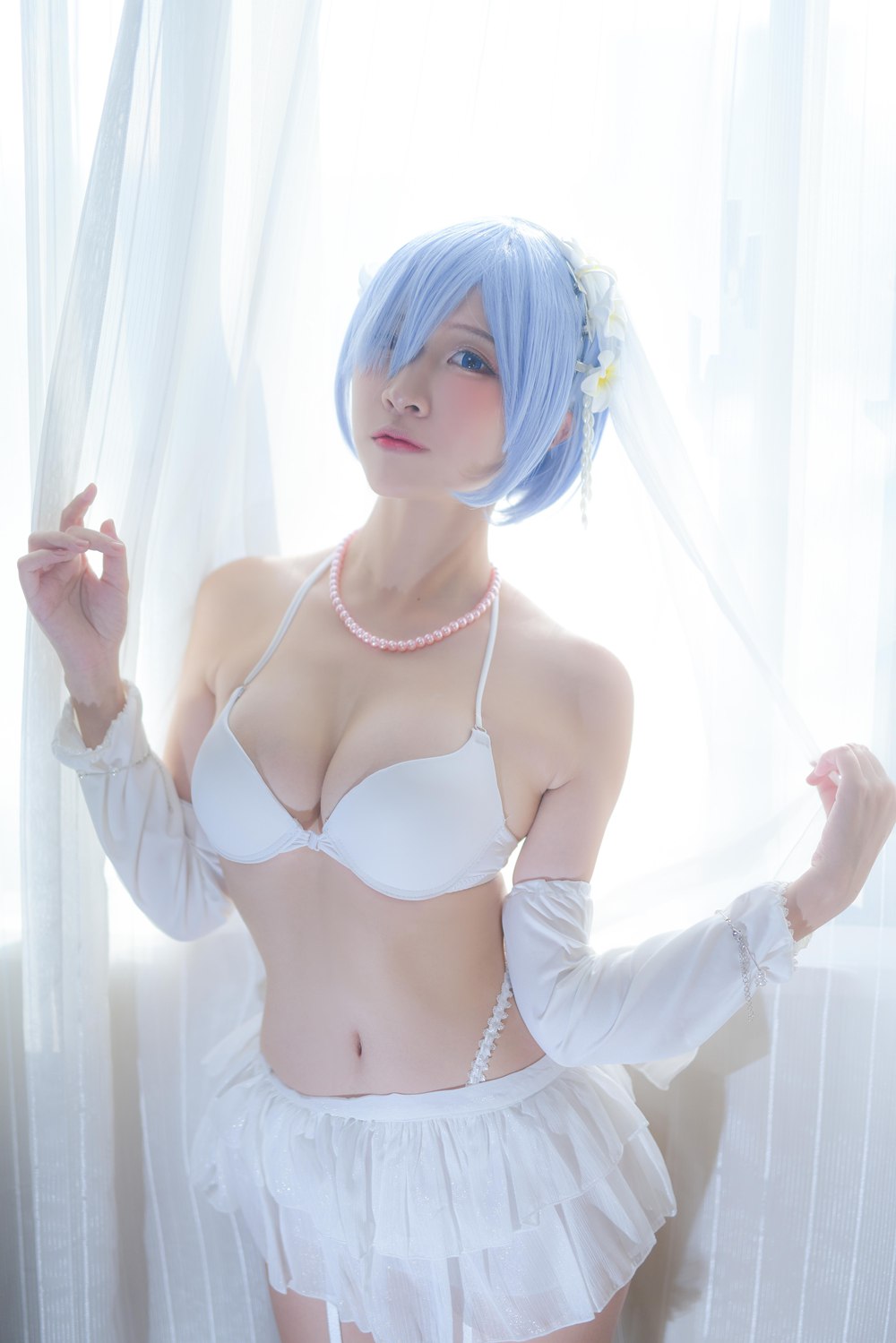 图片[13]-网红Coser@二佐Nisa 蕾姆婚纱 在线浏览 – 速更版-美库
