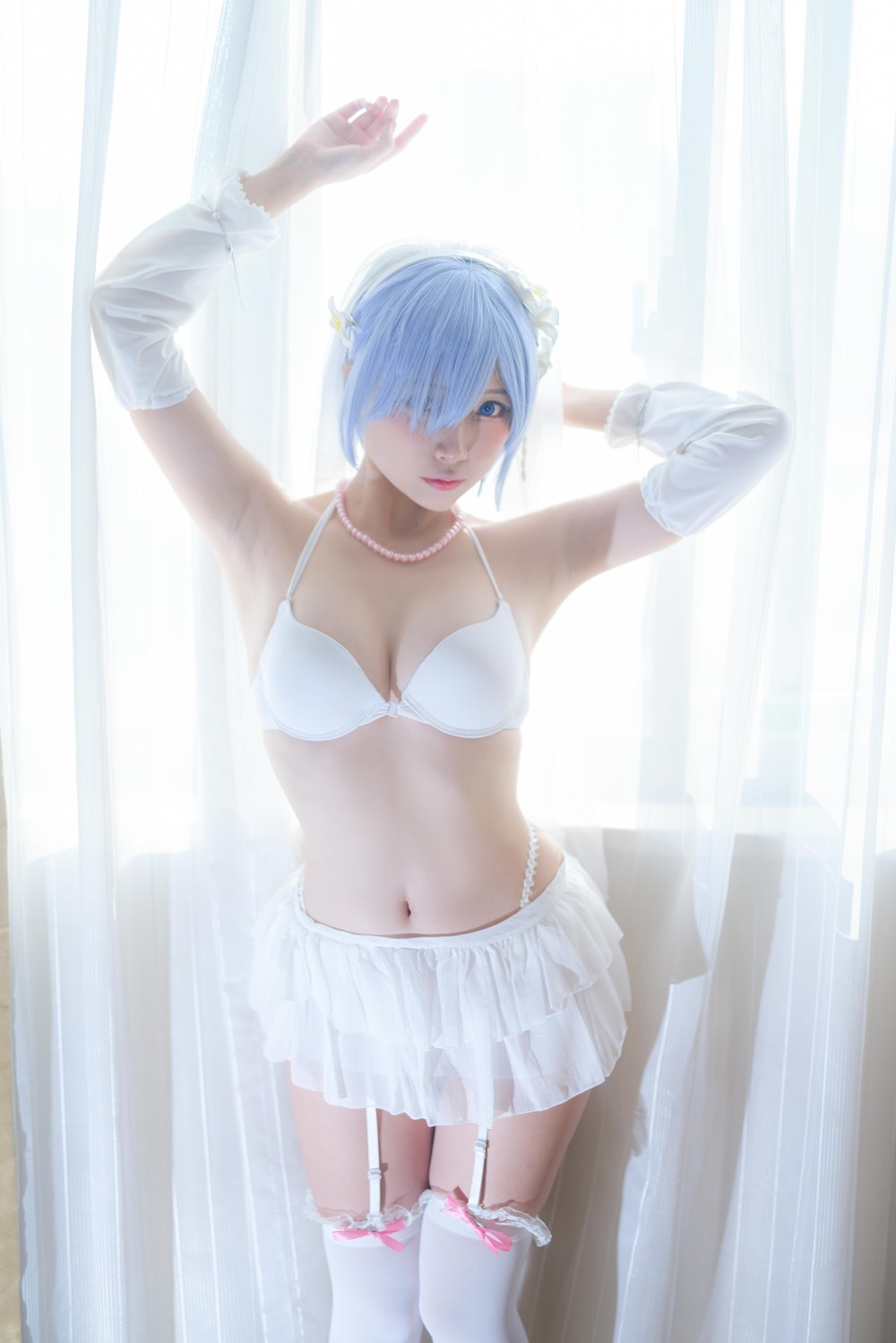 图片[15]-网红Coser@二佐Nisa 蕾姆婚纱 在线浏览 – 速更版-美库