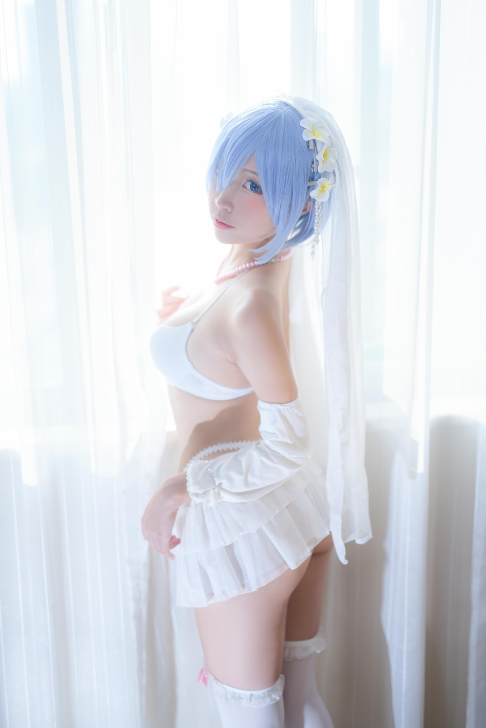 图片[16]-网红Coser@二佐Nisa 蕾姆婚纱 在线浏览 – 速更版-美库