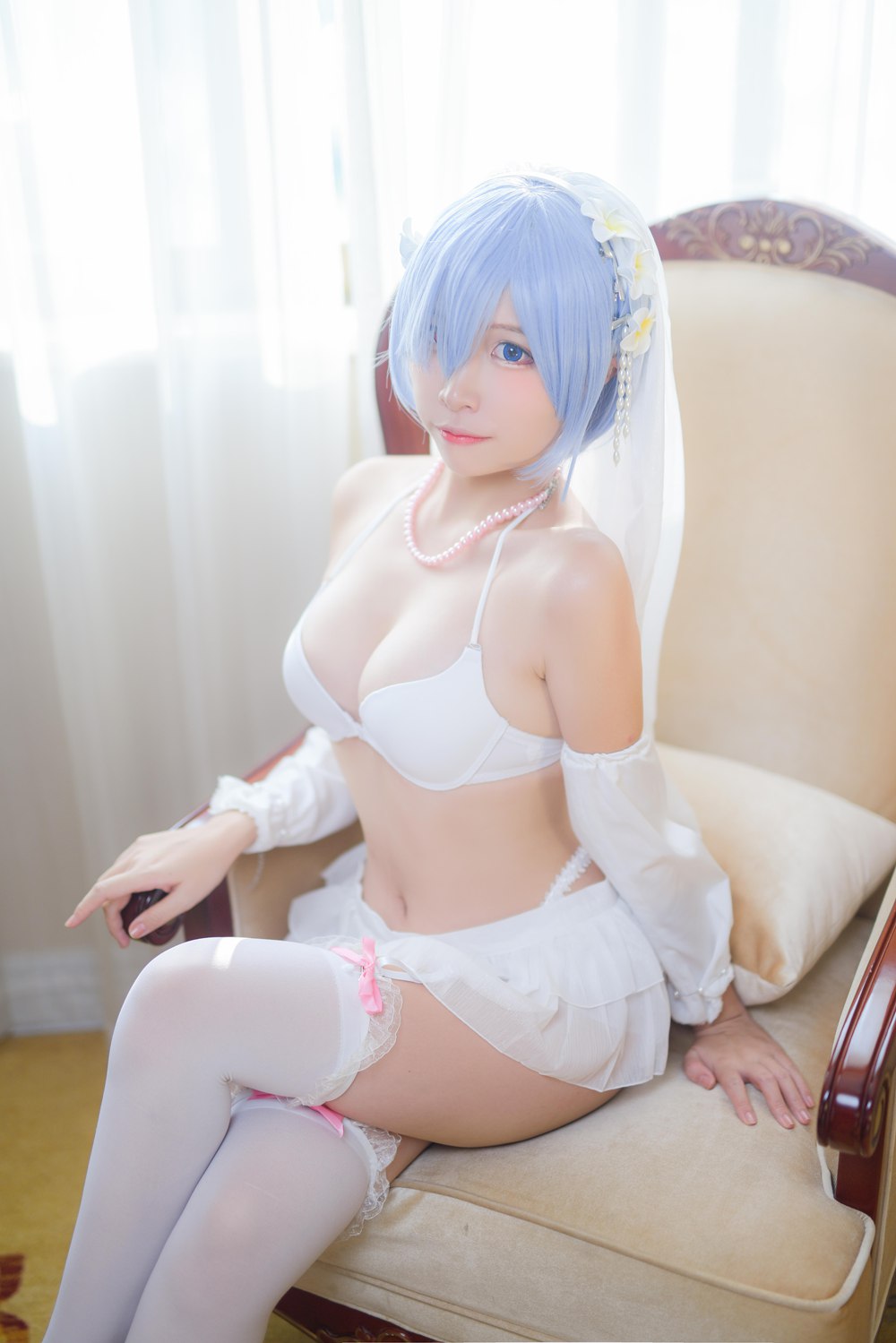 图片[18]-网红Coser@二佐Nisa 蕾姆婚纱 在线浏览 – 速更版-美库
