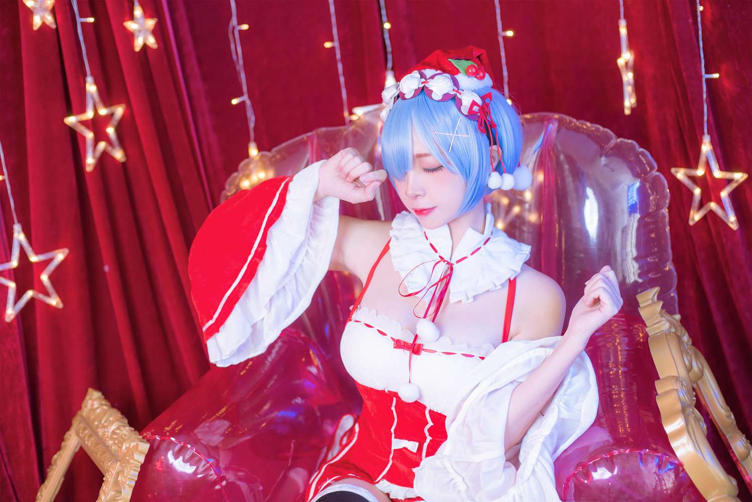 图片[14]-网红Coser@二佐Nisa 雷姆圣诞 在线浏览 – 速更版-美库