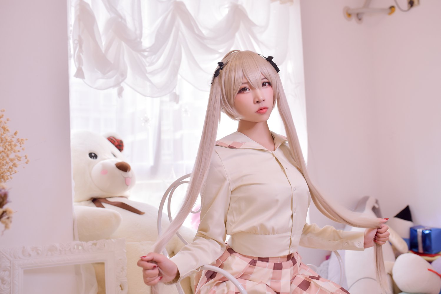 图片[13]-网红Coser@二佐Nisa 穹妹校服 在线浏览 – 速更版-美库