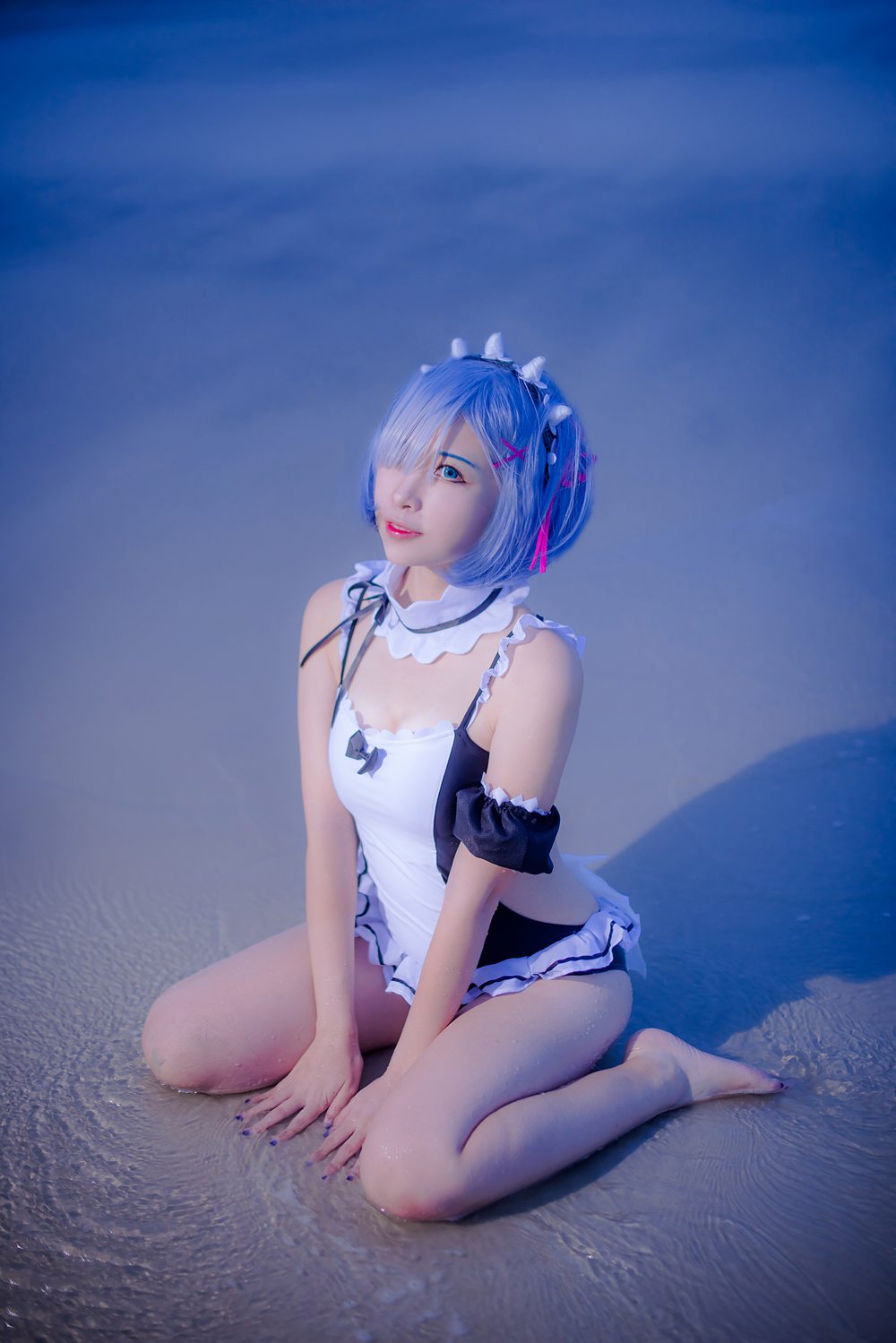 网红Coser@二佐Nisa 蕾姆泳衣 在线浏览 - 速更版-艺库