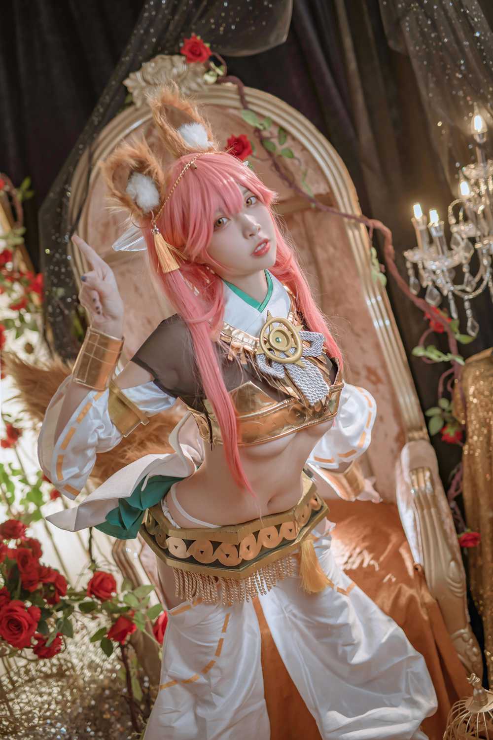 图片[12]-网红Coser@二佐Nisa 玉藻前神话礼装 在线浏览 – 速更版-美库