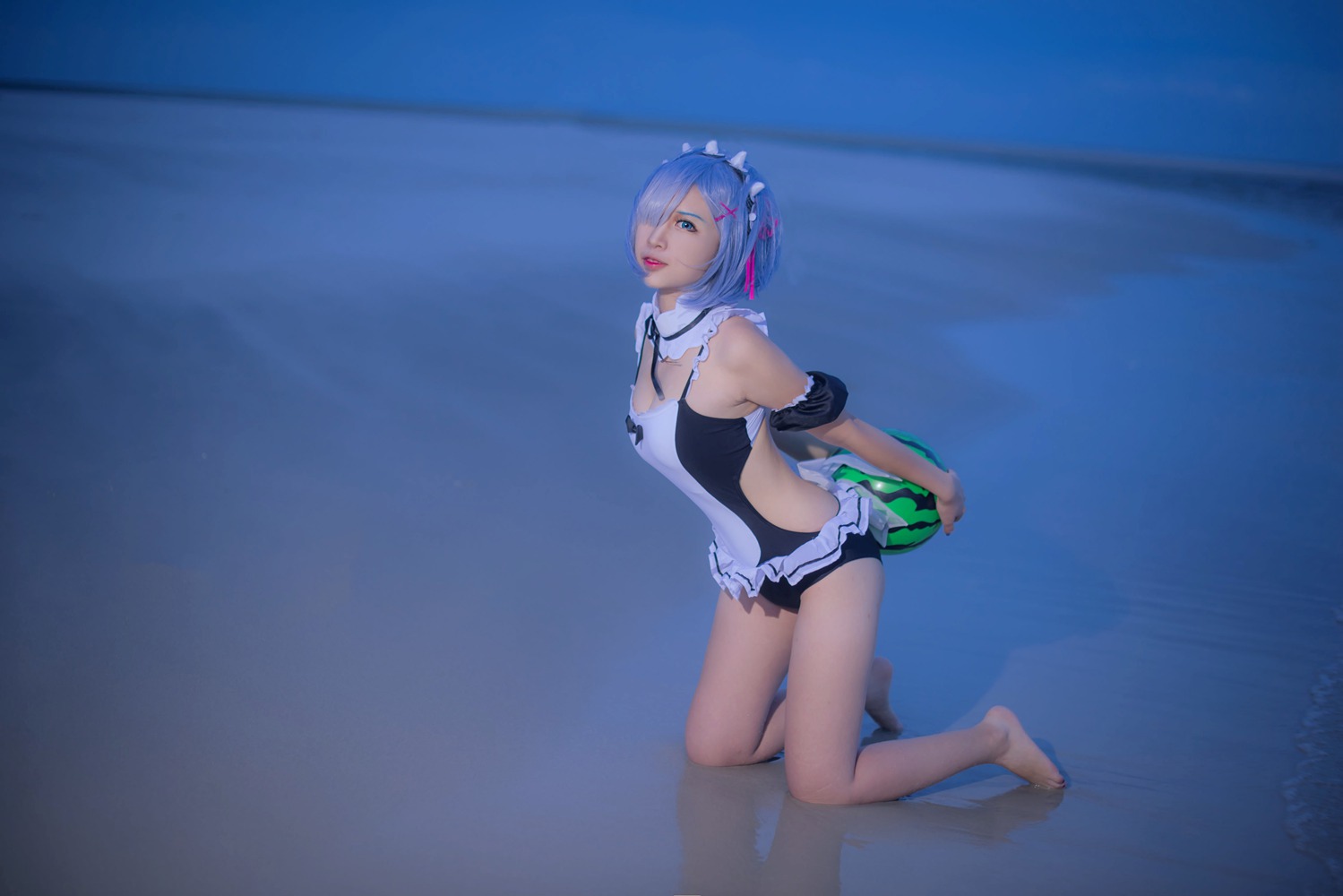 图片[11]-网红Coser@二佐Nisa 蕾姆泳衣 在线浏览 – 速更版-美库