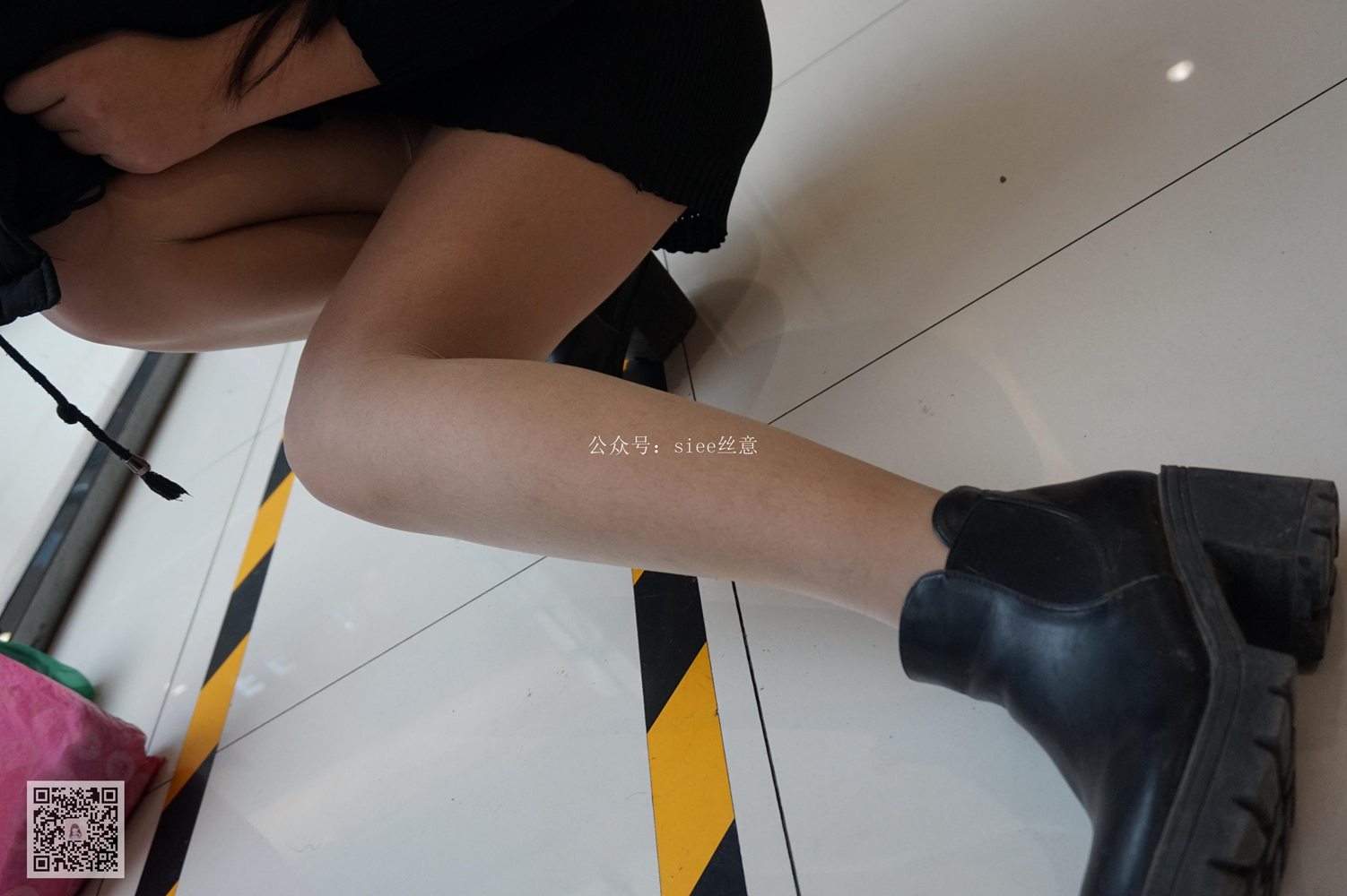 图片[6]-[SIEE丝意] No.025 曦曦的黑色紧身裙配肉丝 在线浏览 – 速更版-美库