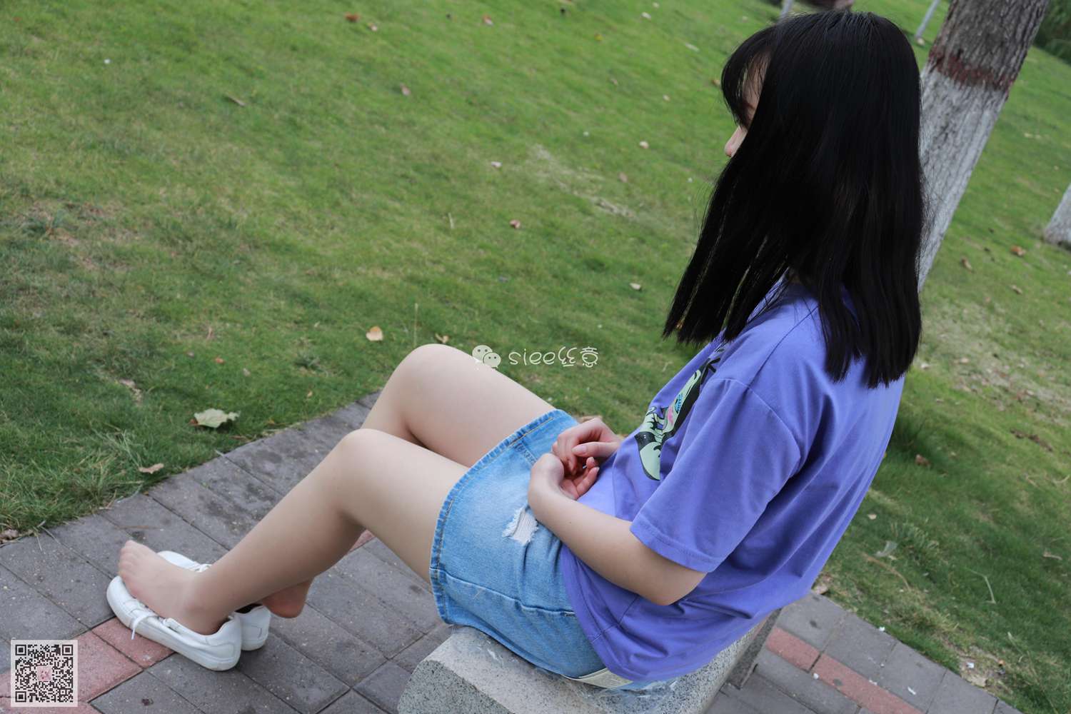 图片[31]-[SIEE丝意] No.110 晨晨~微雨中的公园 在线浏览 – 速更版-美库