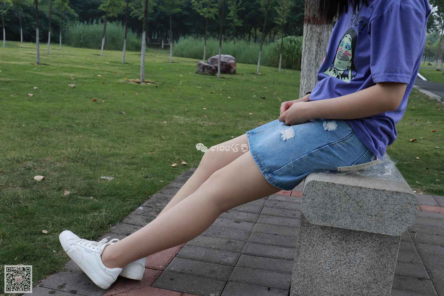 图片[68]-[SIEE丝意] No.110 晨晨~微雨中的公园 在线浏览 – 速更版-美库