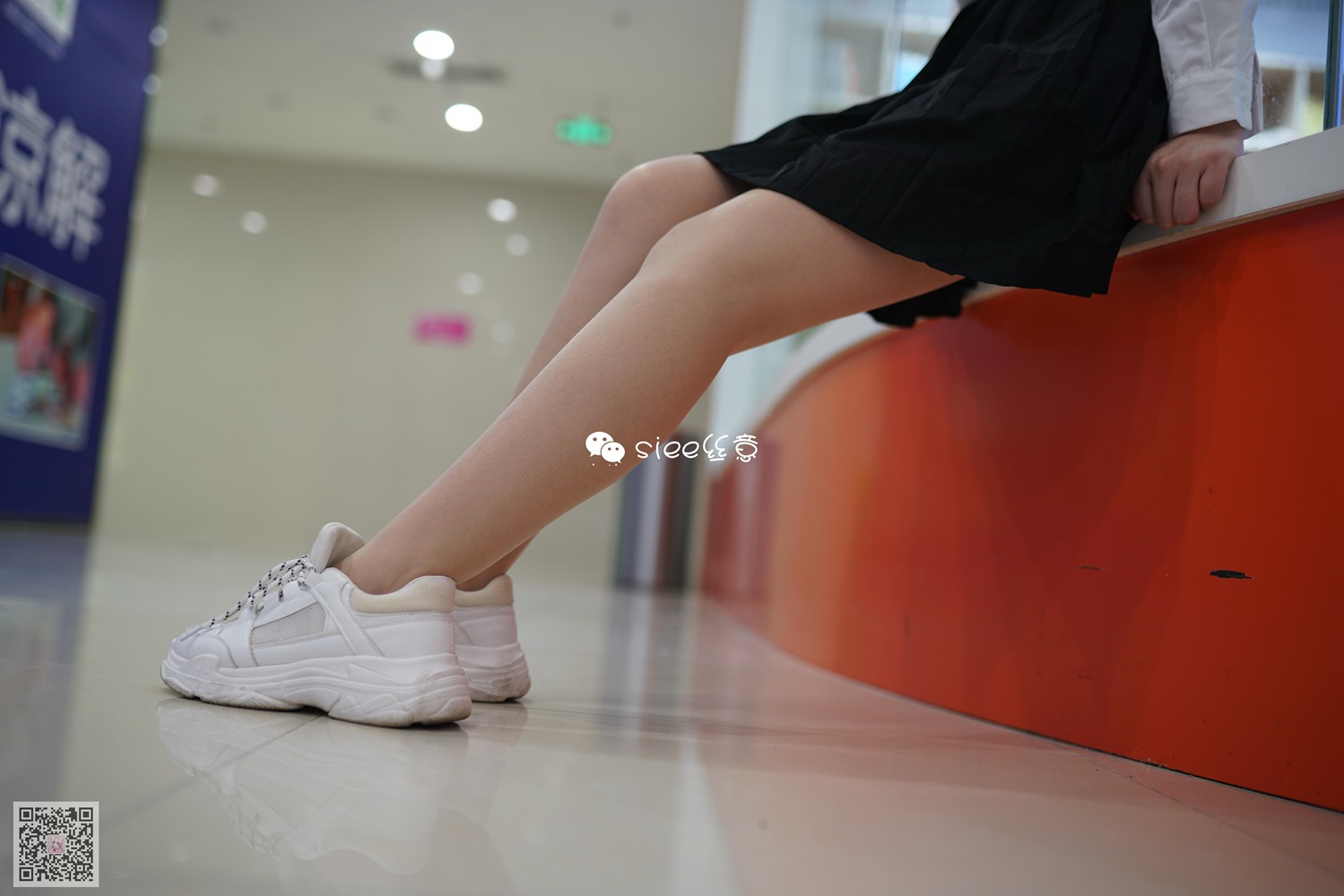 图片[2]-[SIEE丝意] No.160 依依~放松心情，运动鞋+肉絲 在线浏览-翎羽暗房