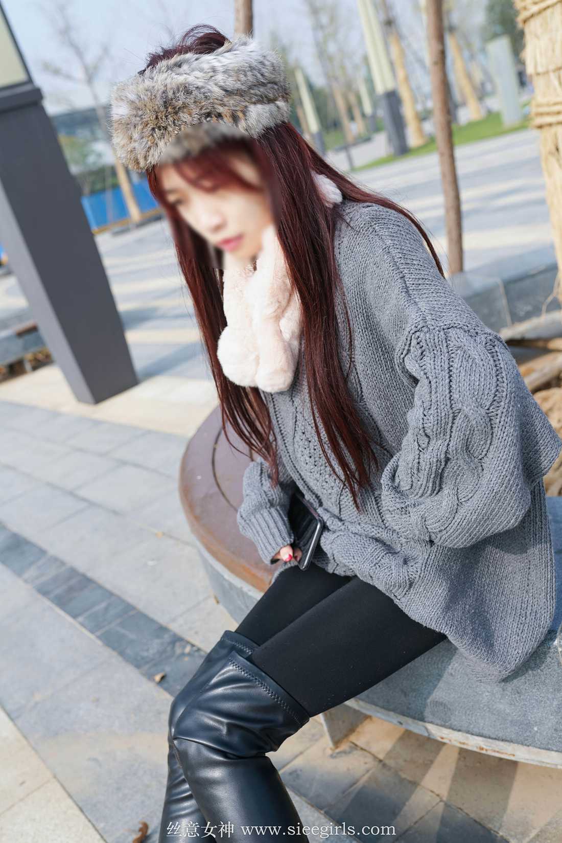 图片[60]-[SIEE丝意] No.373 芊芊 秋意未尽，冬又望想 在线浏览 – 速更版-美库