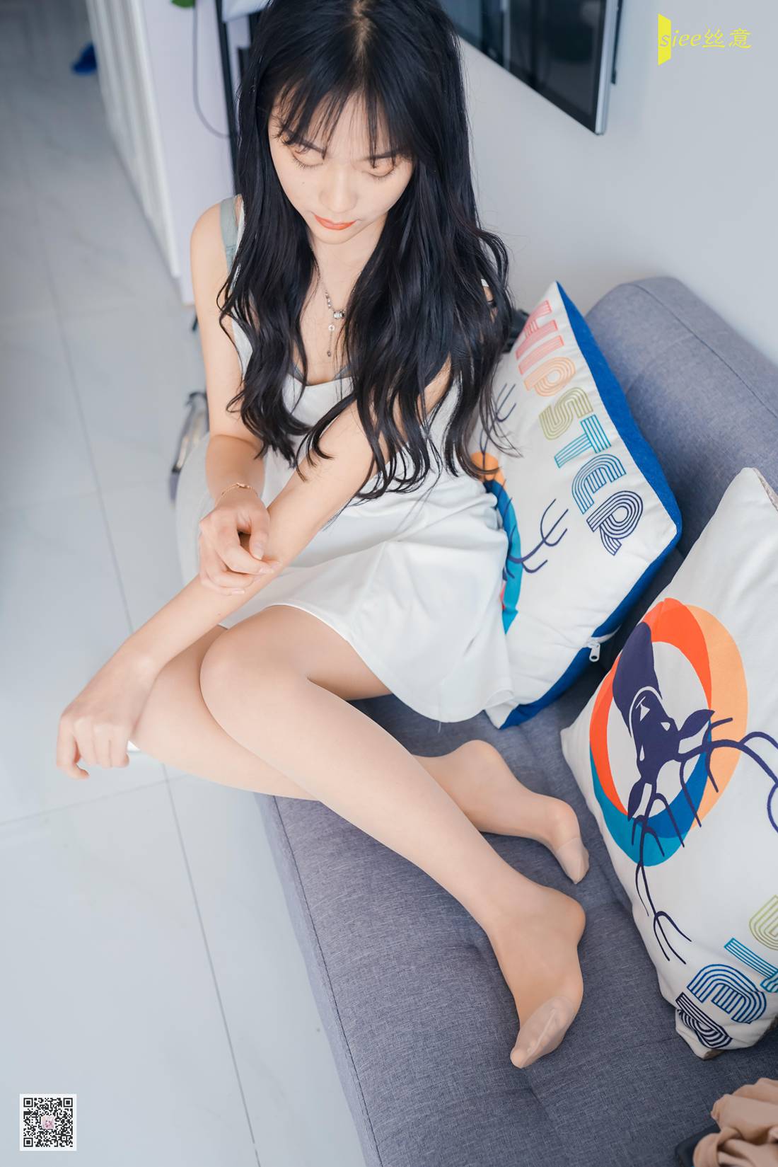 图片[74]-[SIEE丝意] NO.469 筠筠 白色连衣裙 在线浏览 – 速更版-美库