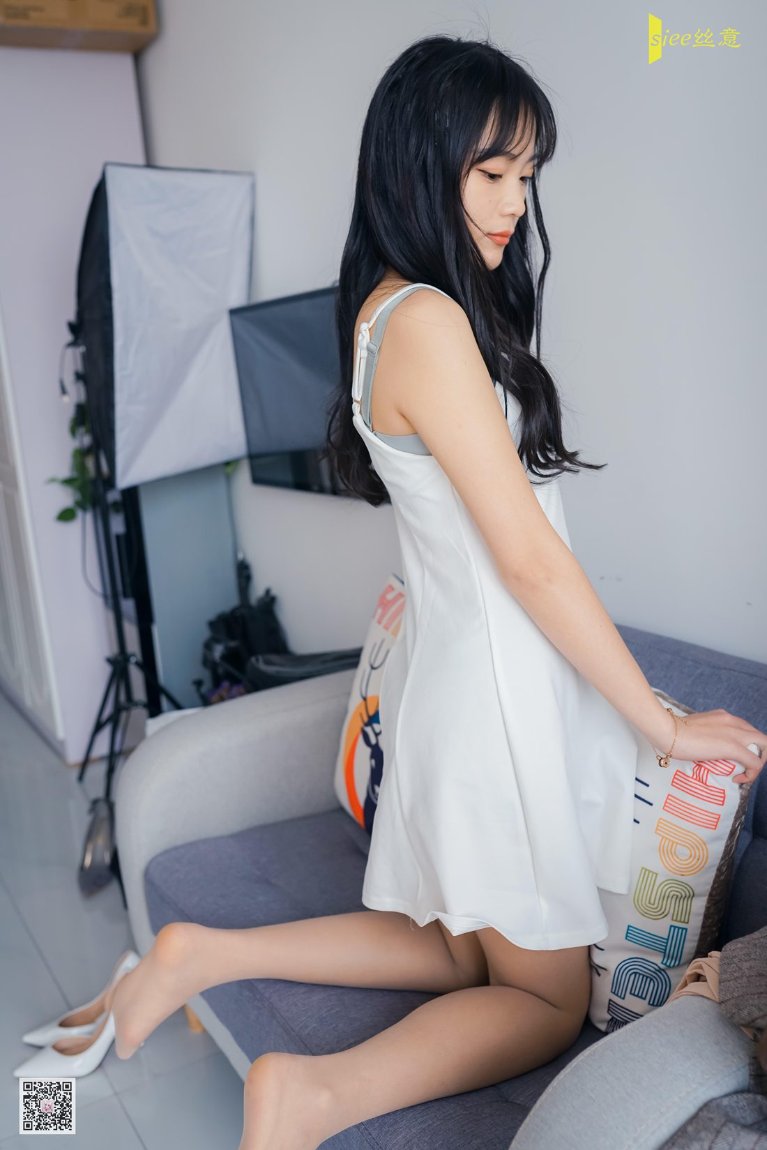 图片[13]-[SIEE丝意] NO.469 筠筠 白色连衣裙 在线浏览 – 速更版-美库