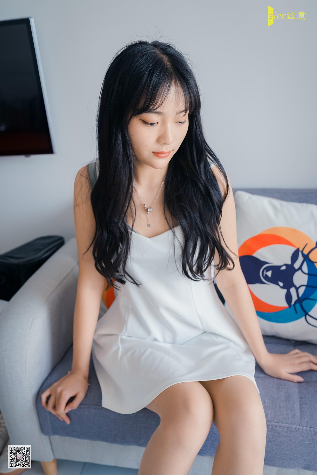 图片[49]-[SIEE丝意] NO.469 筠筠 白色连衣裙 在线浏览 – 速更版-美库