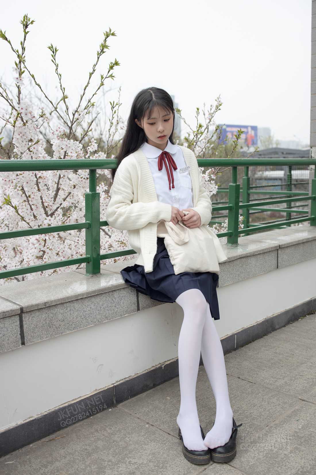 图片[8]-[森萝财团写真] JKFUN-001 甜米 纯纯的白丝学妹 在线浏览 – 速更版-美库