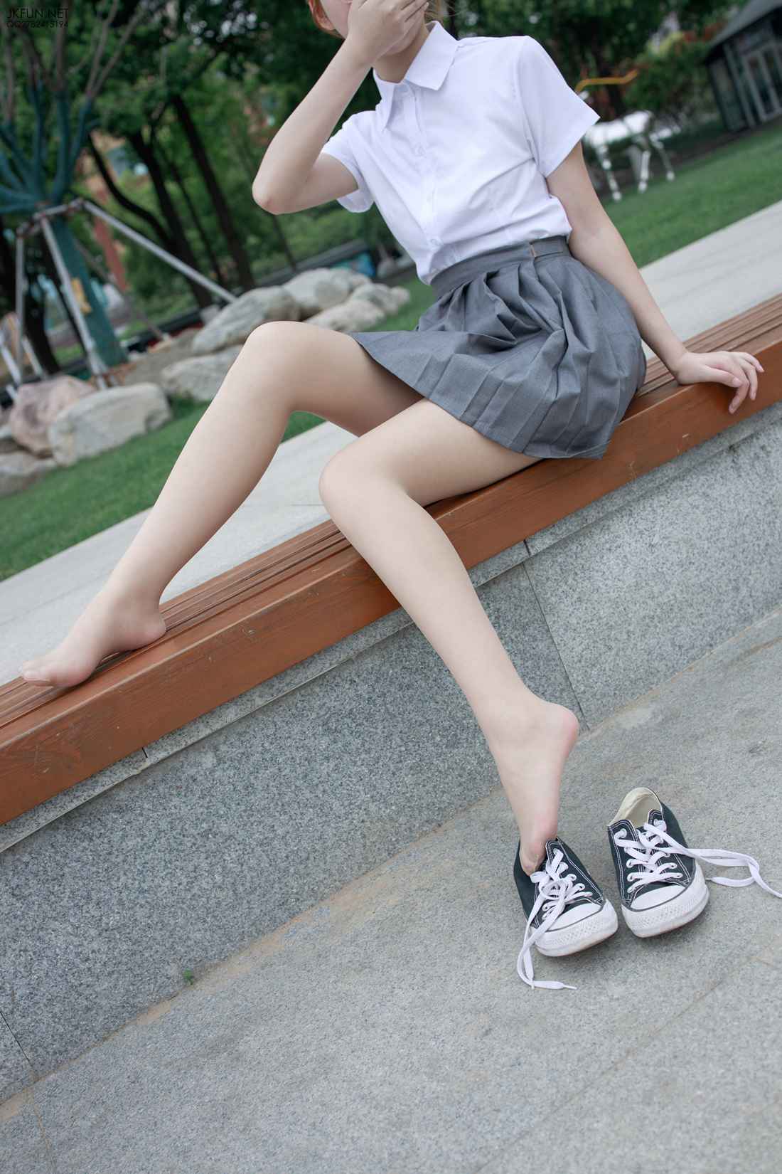 图片[19]-[森萝财团写真] JKFUN-005 卉子 10D肉丝 在线浏览 – 速更版-美库