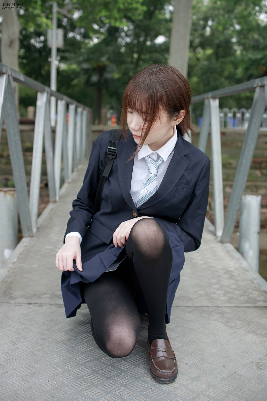 图片[24]-[森萝财团写真] JKFUN-006 Aika 日系黑丝 在线浏览 – 速更版-美库