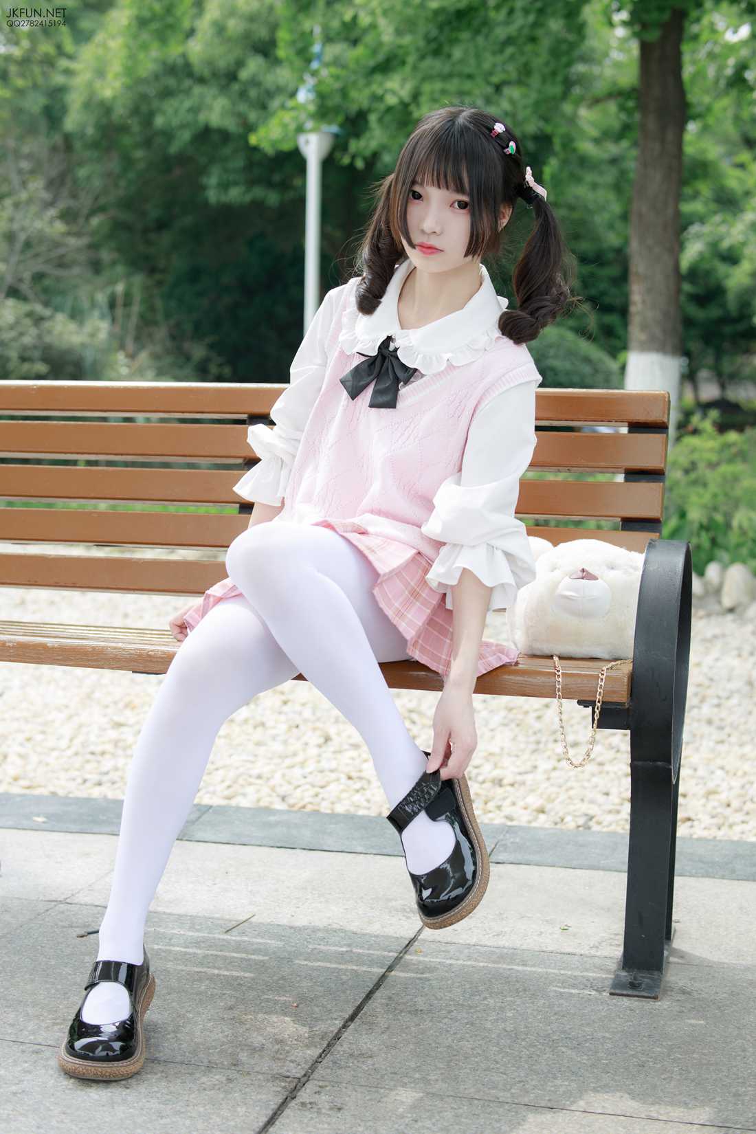 图片[3]-[森萝财团写真] JKFUN-007 默陌 80D白丝 在线浏览 – 速更版-美库