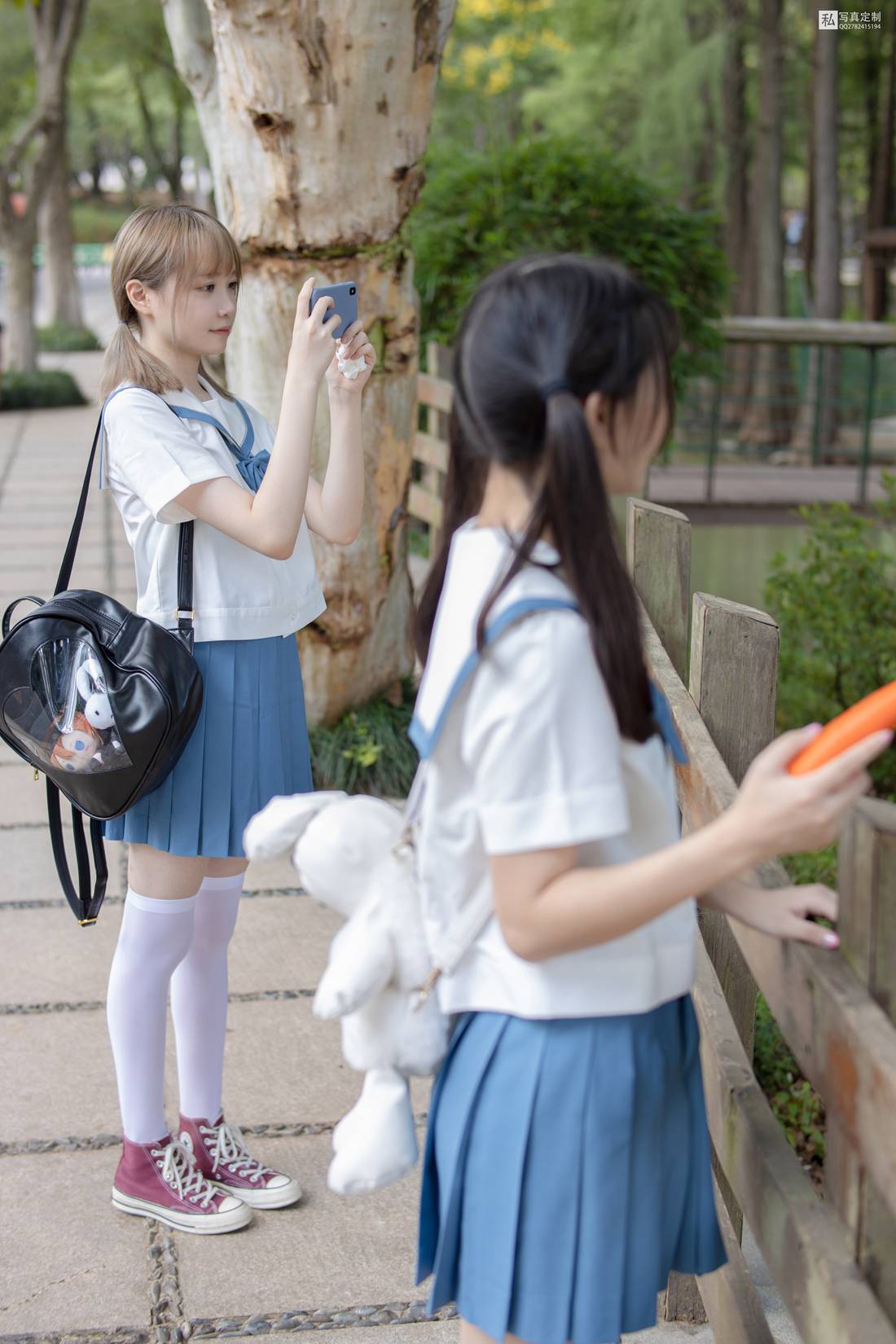 图片[45]-[森萝财团写真] JKFUN-025 默陌&Aika  80D白丝过膝袜 在线浏览 – 速更版-美库