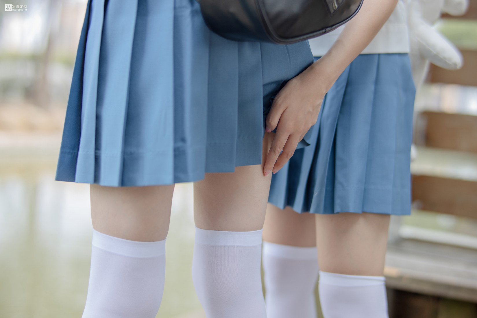 图片[8]-[森萝财团写真] JKFUN-025 默陌&Aika  80D白丝过膝袜 在线浏览 – 速更版-美库