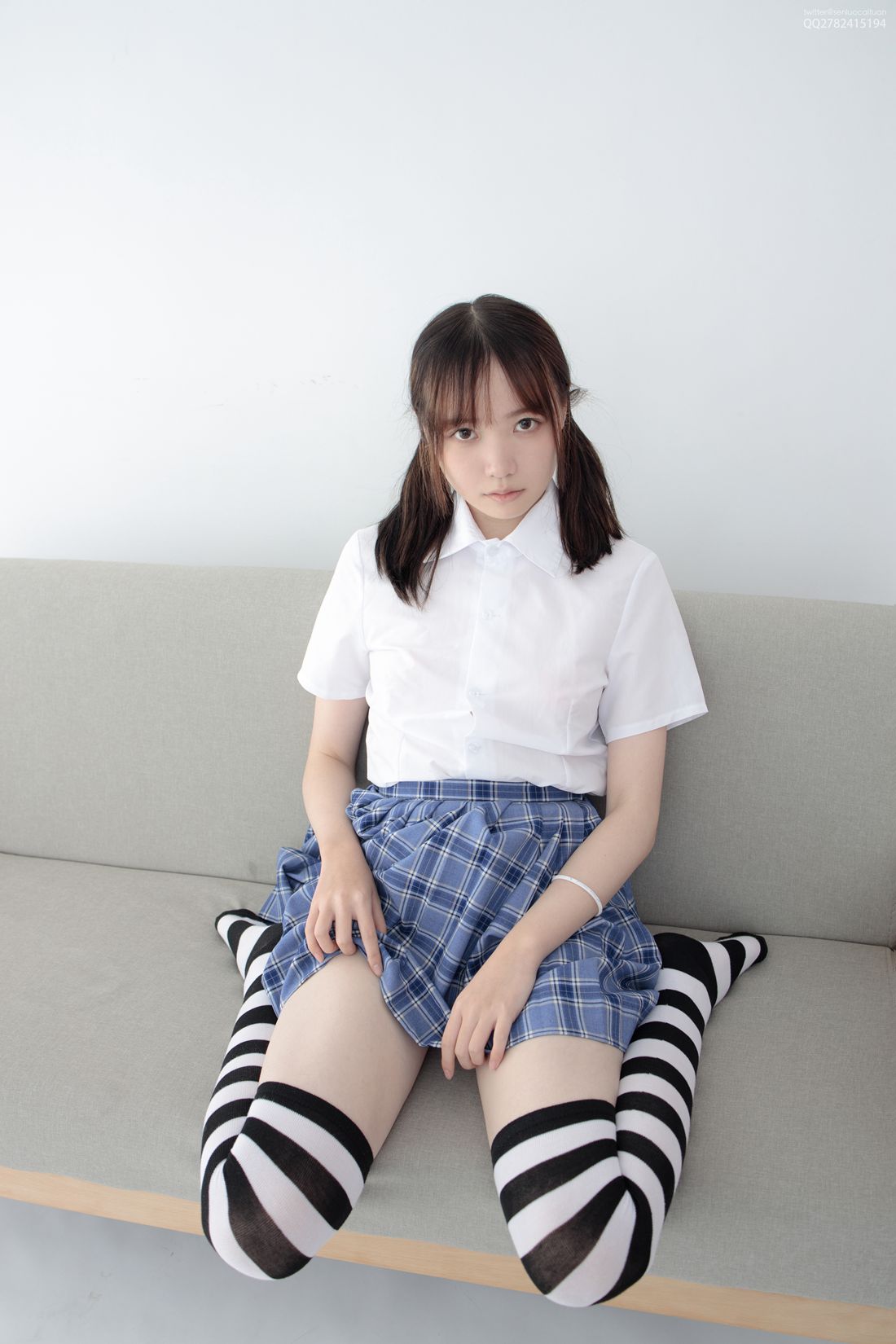 图片[3]-[森萝财团写真] JKFUN-043 百圆定制1-4 黑白高筒 Aika 在线浏览-翎羽暗房