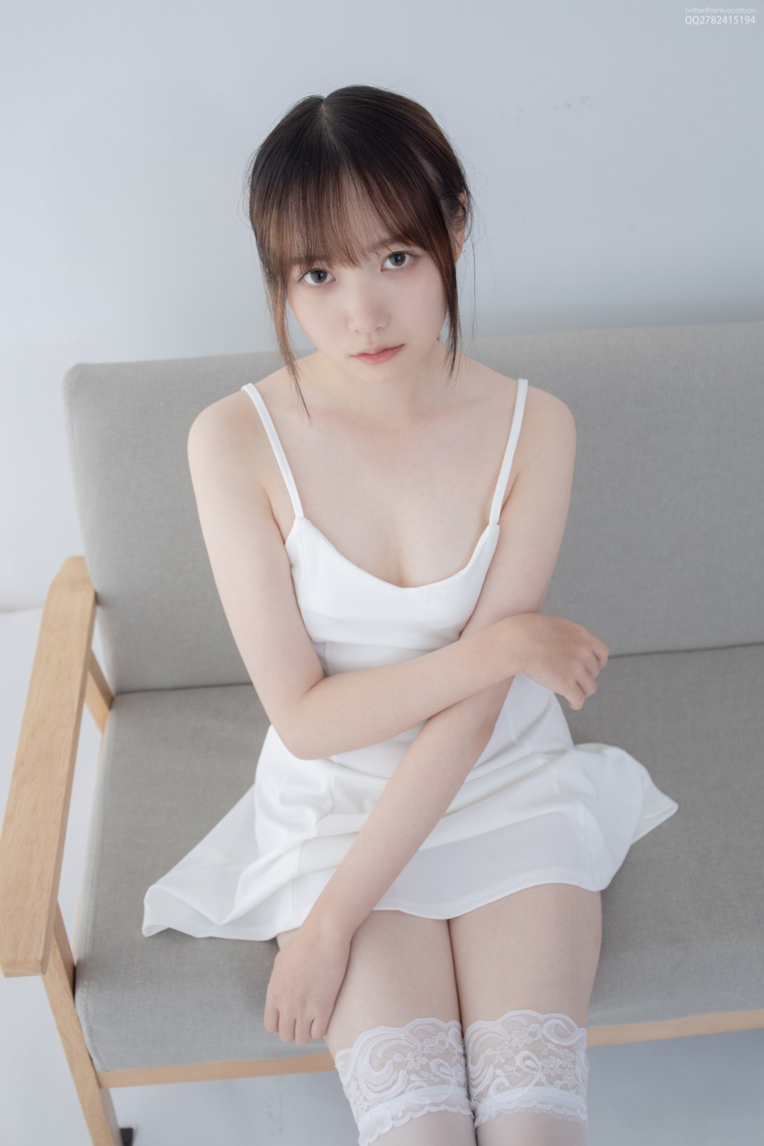 图片[30]-[森萝财团写真] JKFUN-044 百圆定制1-5 白色吊带裙 Aika 在线浏览 – 速更版-美库