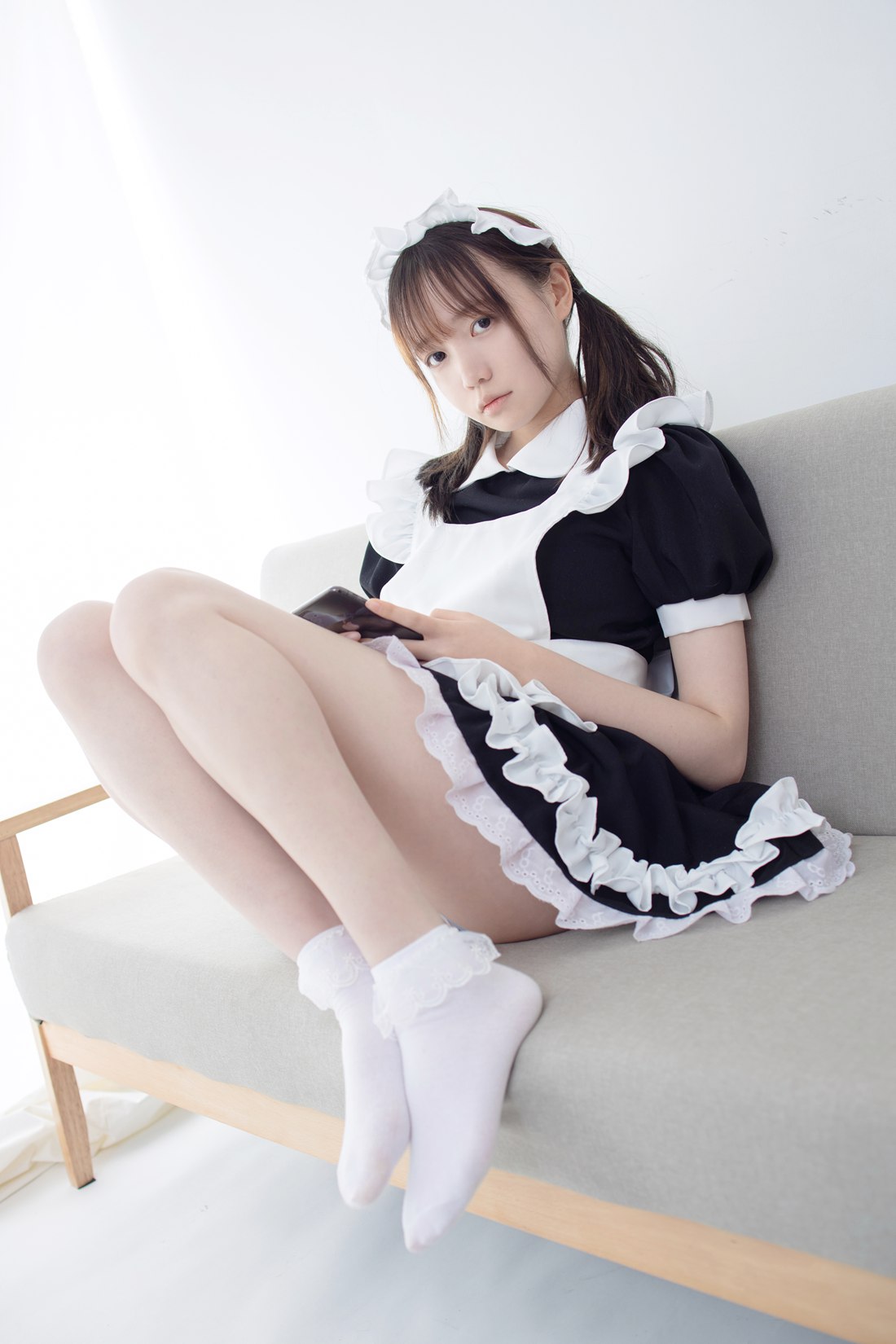 图片[12]-[森萝财团写真] JKFUN-051 百圆定制2-2 蕾丝花边短袜女仆 Aika 在线浏览 – 速更版-美库