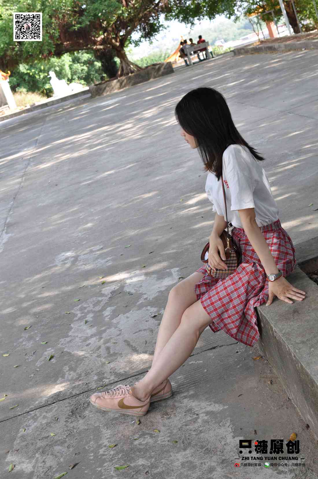图片[23]-[只糖棉袜] NO.001 诗诗－格子裙休闲风 在线浏览 – 速更版-美库