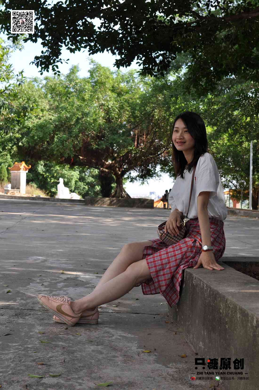 图片[134]-[只糖棉袜] NO.001 诗诗－格子裙休闲风 在线浏览 – 速更版-美库