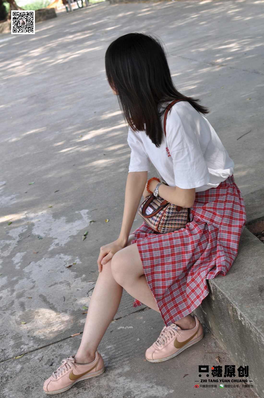 图片[38]-[只糖棉袜] NO.001 诗诗－格子裙休闲风 在线浏览 – 速更版-美库
